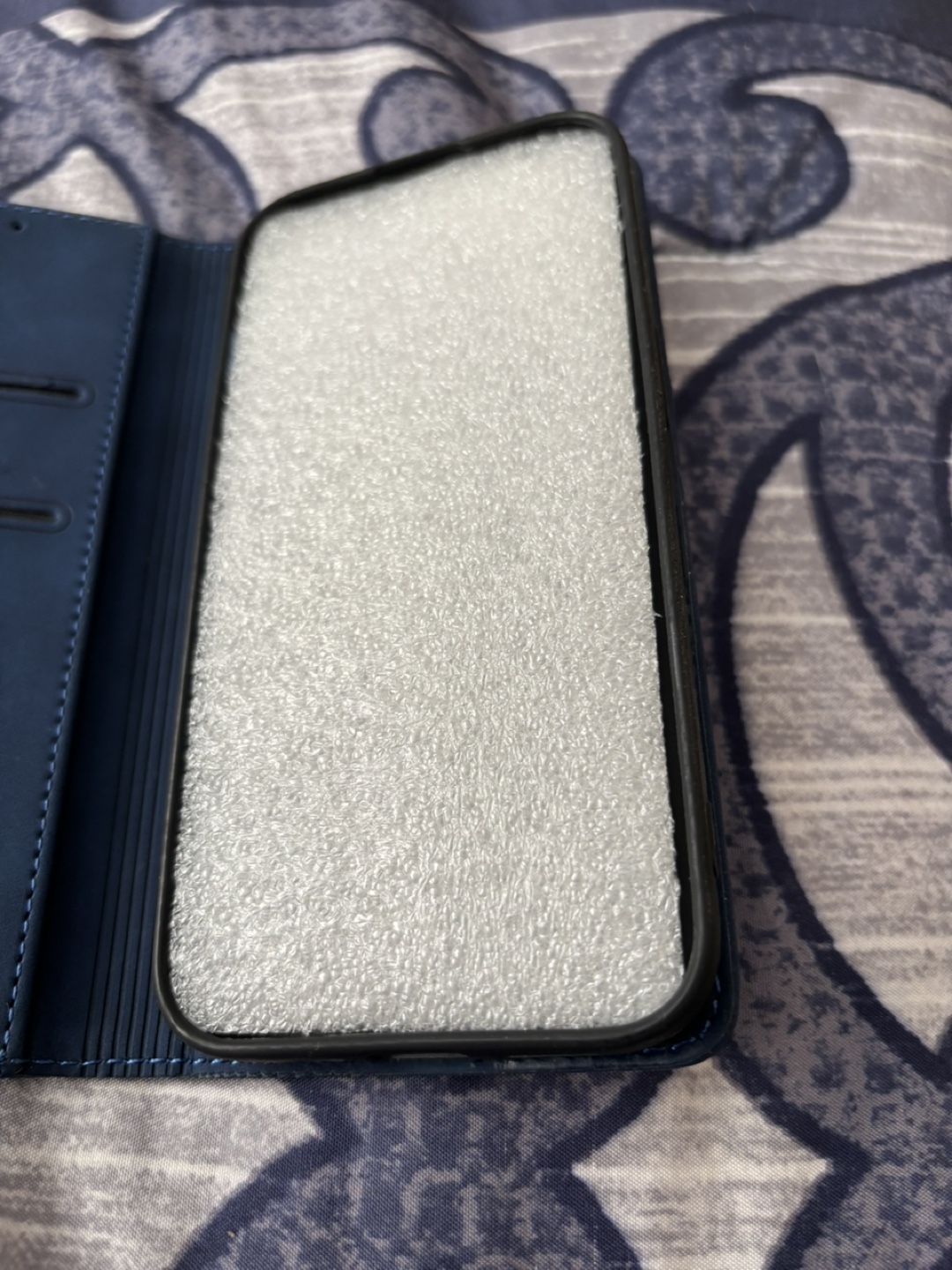 iPhone 13 Pro Max Wallet Case - Blue - photo 4