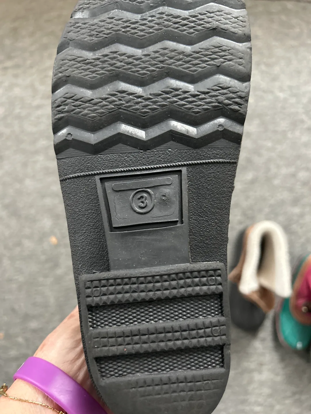 Girls' or boys Size 3 Insulated Duck Boots - 2 Pairs! image indicator(4)