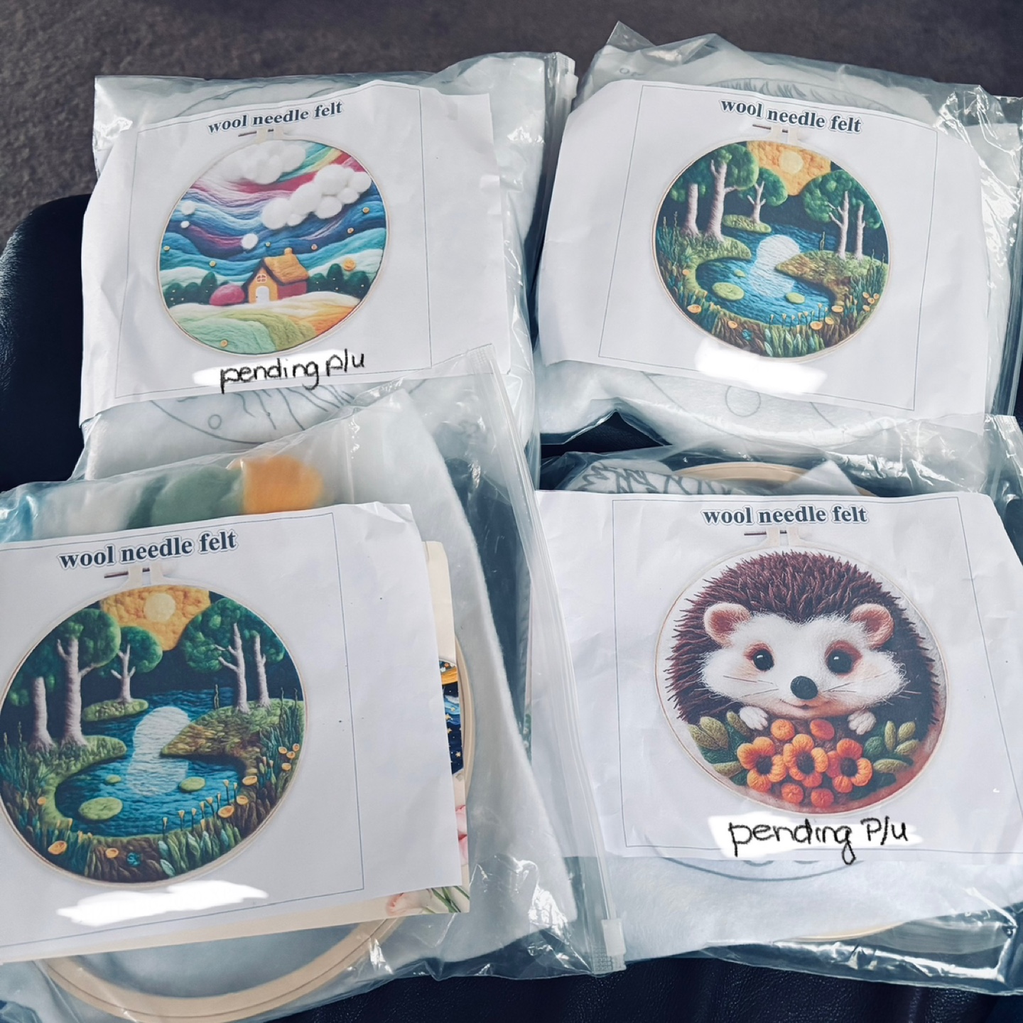 Wool Needle Felt Kits $10 each