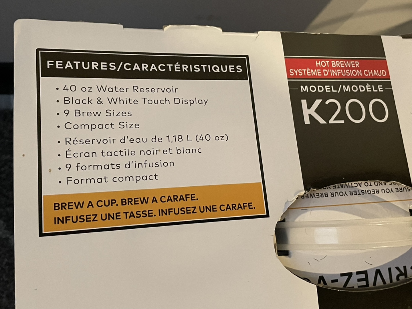 Keurig K200 Coffee Maker with Accessories - photo 2