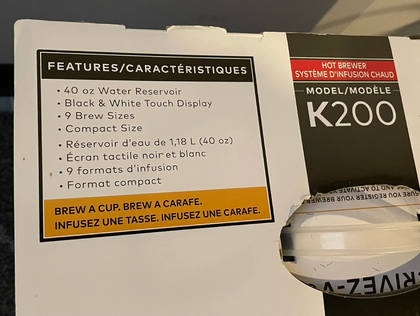 Keurig K200 Coffee Maker with Accessories image indicator(2)