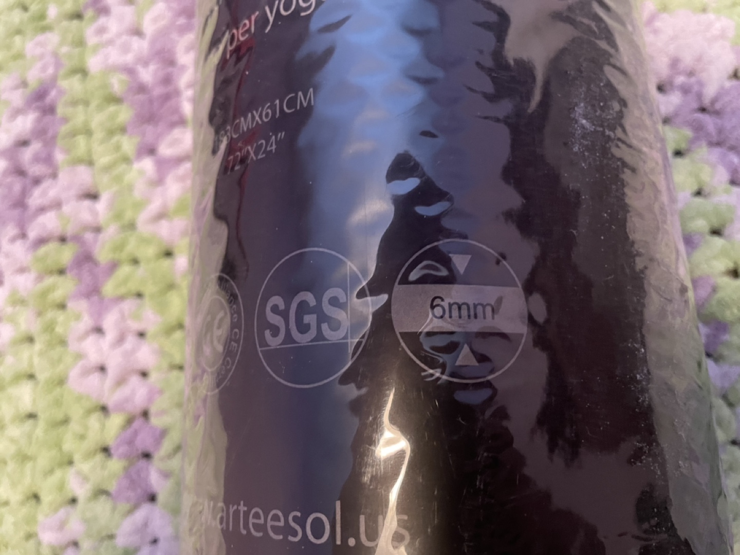 New Arteesol Pro TPE Yoga Mat - 72" x 24" - 6mm Thick - photo 2