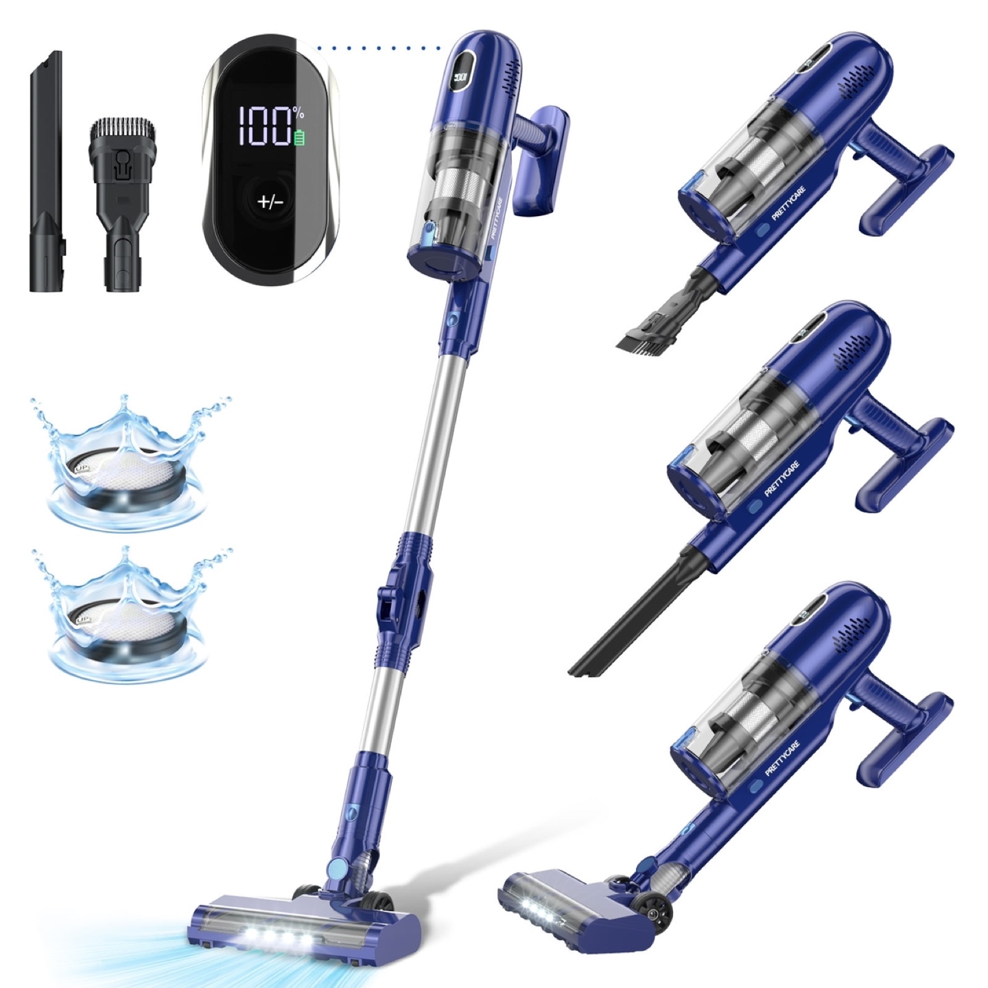 PRETTYCARE P1 Cordless Vacuum Cleaner