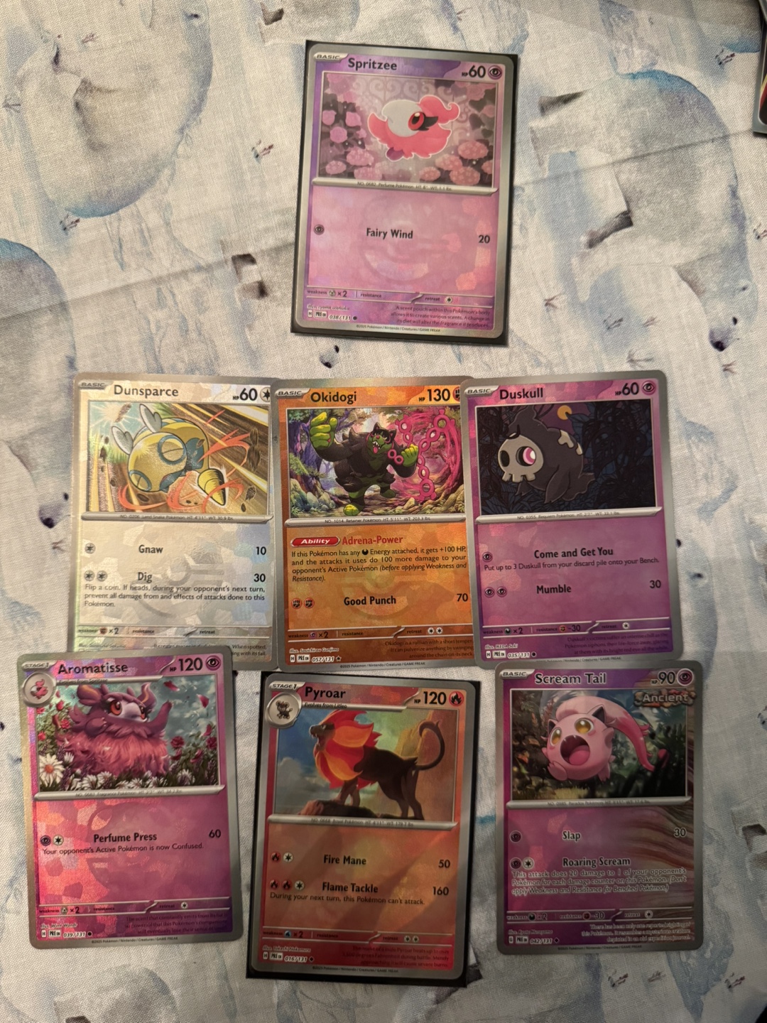 Pokemon Prismatic Evolution Cards - mater Ball Bulk Lot of 6