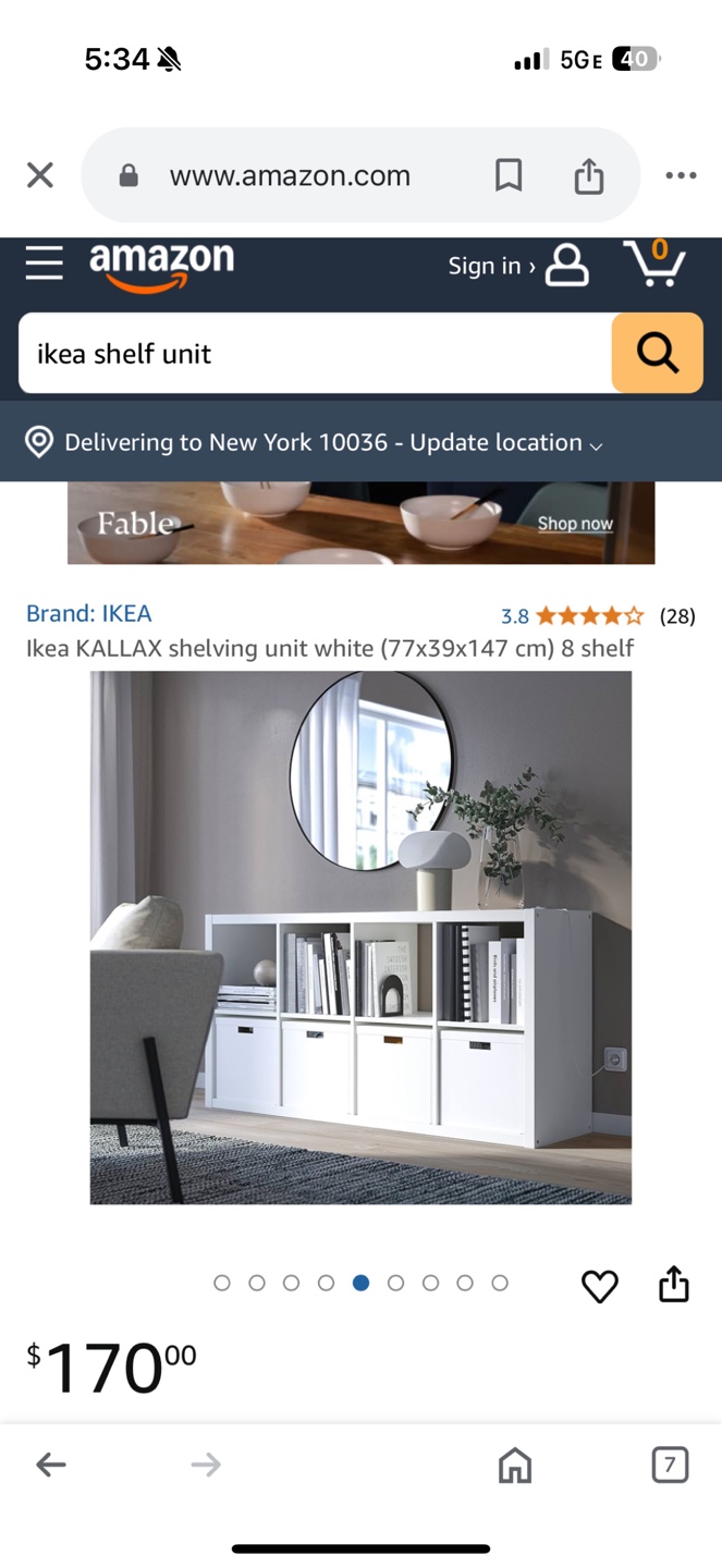 IKEA Kallax Shelving Unit - White - photo 3