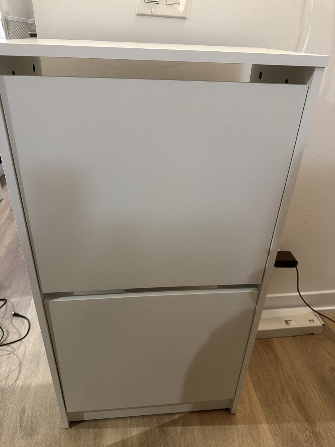 IKEA BISSA Shoe Cabinet - White - photo 3