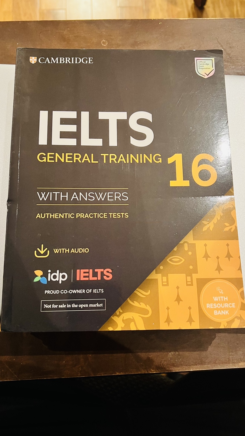 IELTS General Training 16 with Answers