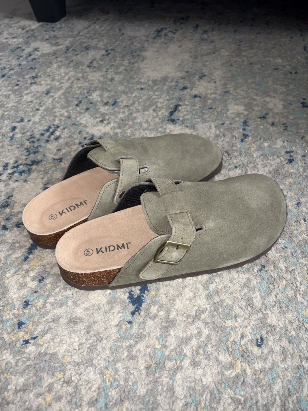 KIDMPI unisex Suede Clogs - Size 43 - photo 4