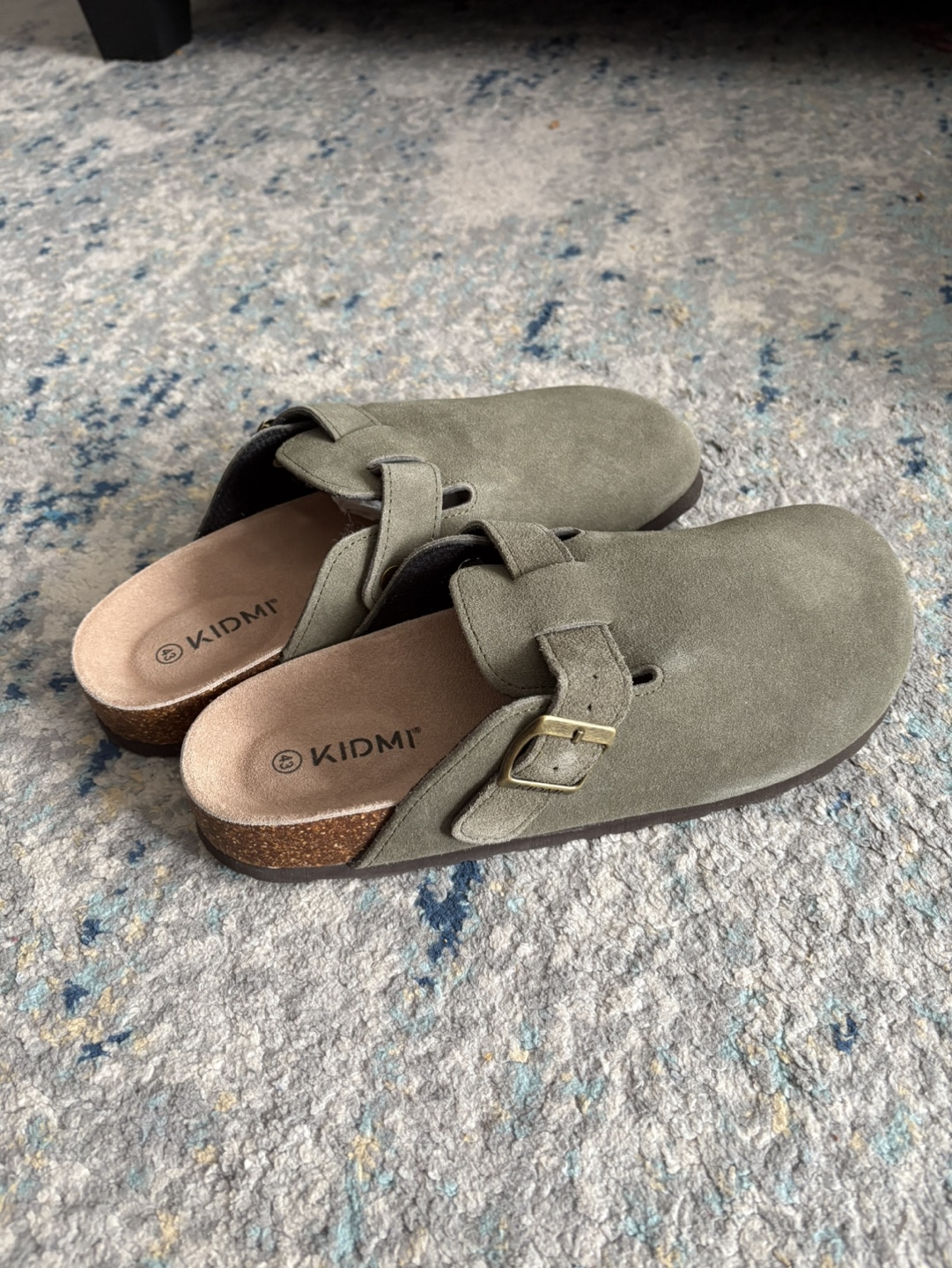 KIDMPI unisex Suede Clogs - Size 43 - photo 3