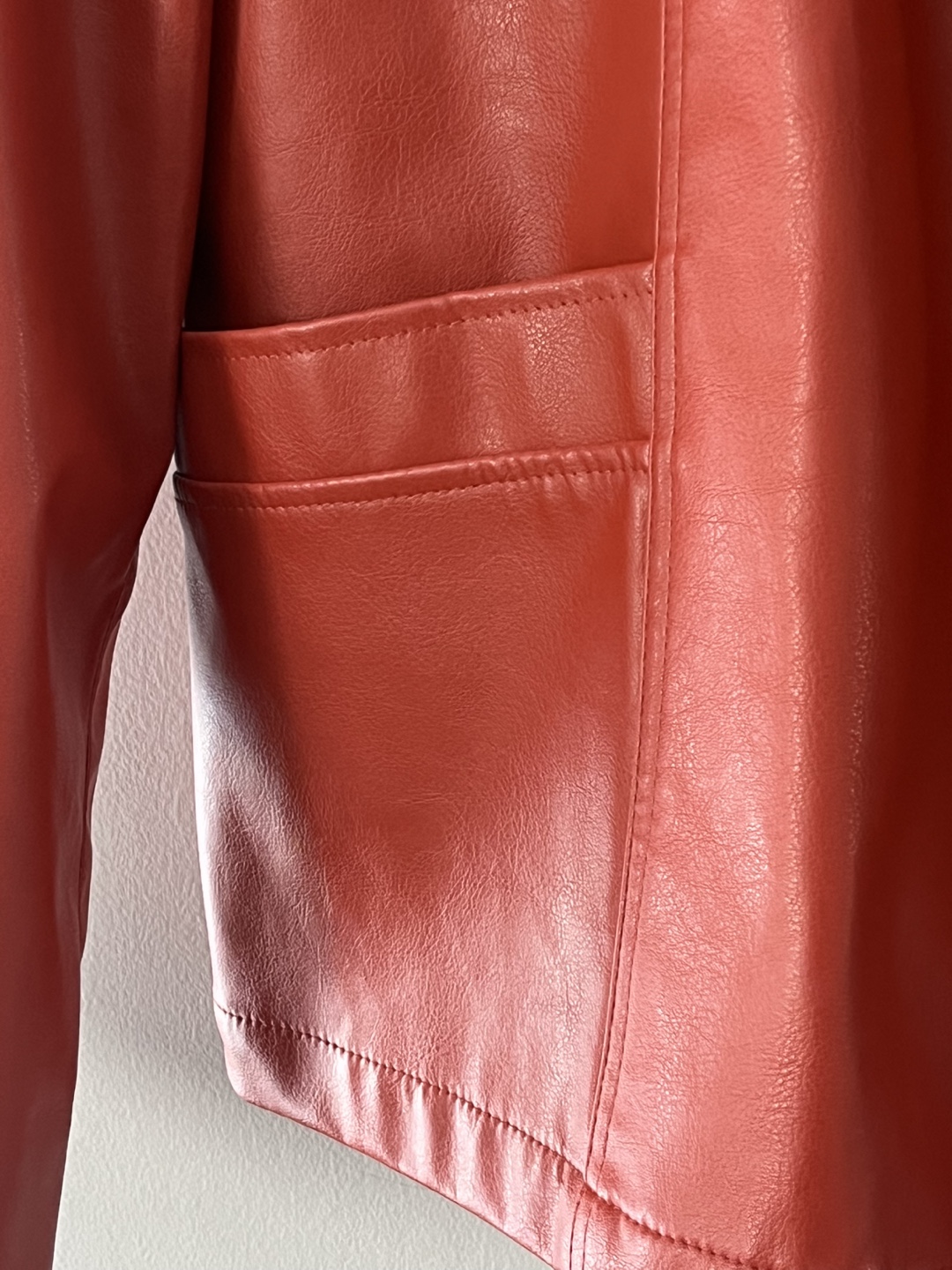 Capital Pacific Women's Red Leather Jacket - photo 3