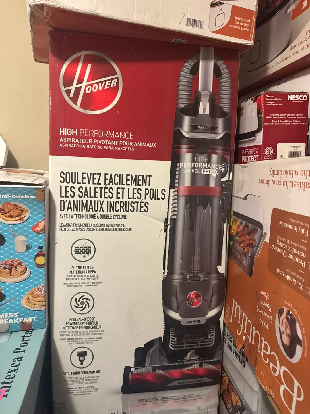 Hoover Swivel Pet Bagless Upright Vacuum Cleaner UH75120 image indicator(2)