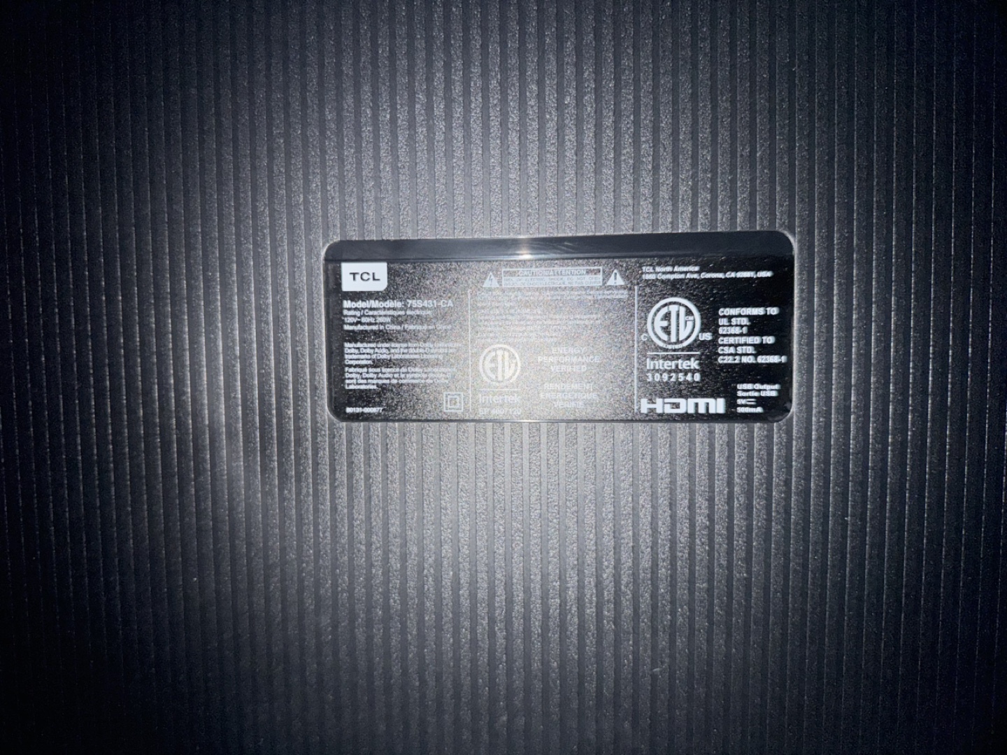 TCL 75-inch Smart TV - photo 2