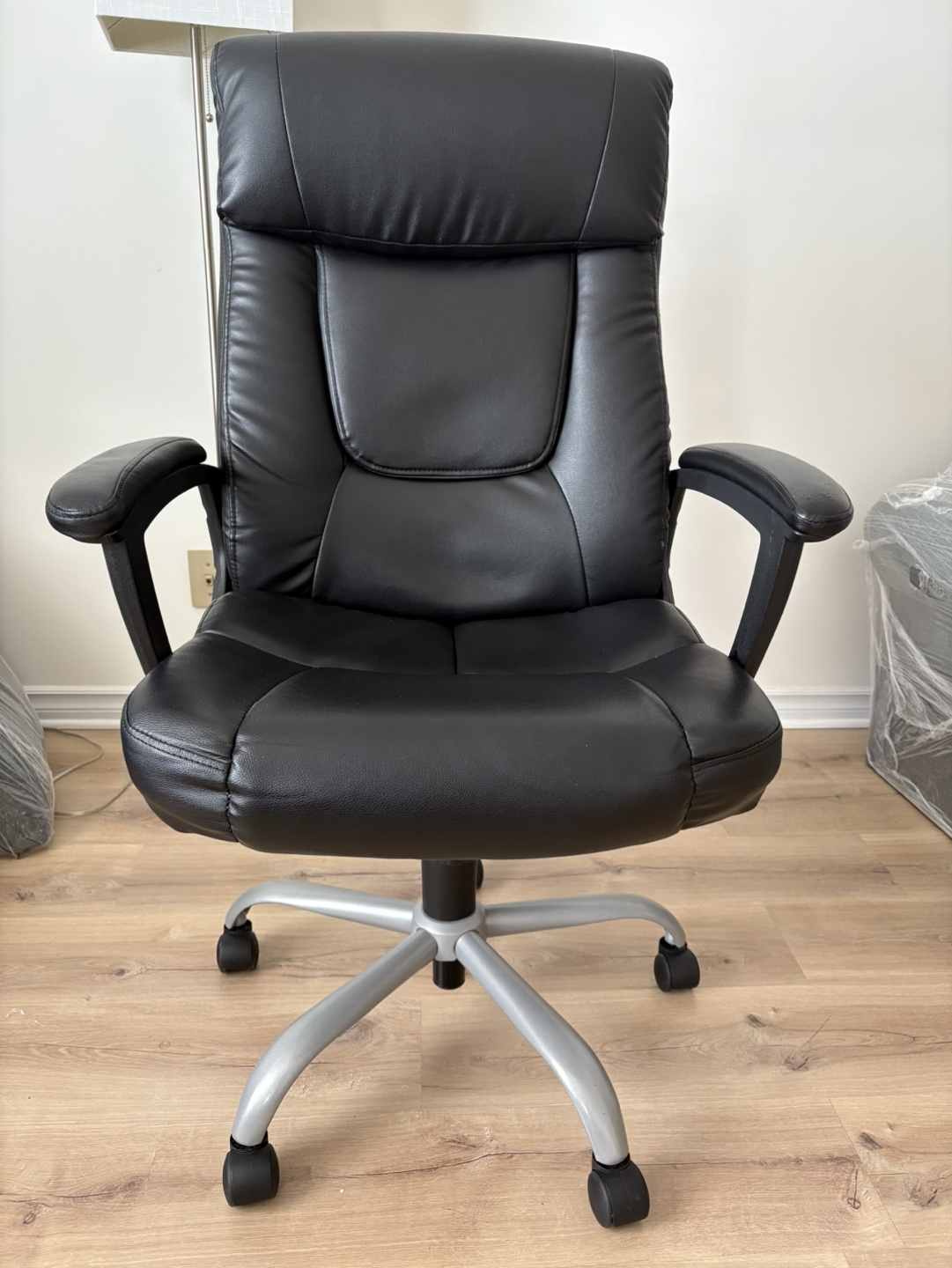 Black Leather Office Chair