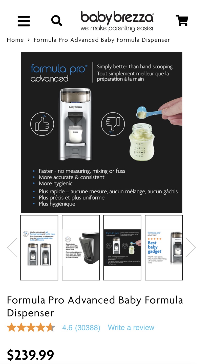 Baby Brezza Formula Pro Advanced Baby Formula Dispenser - photo 5
