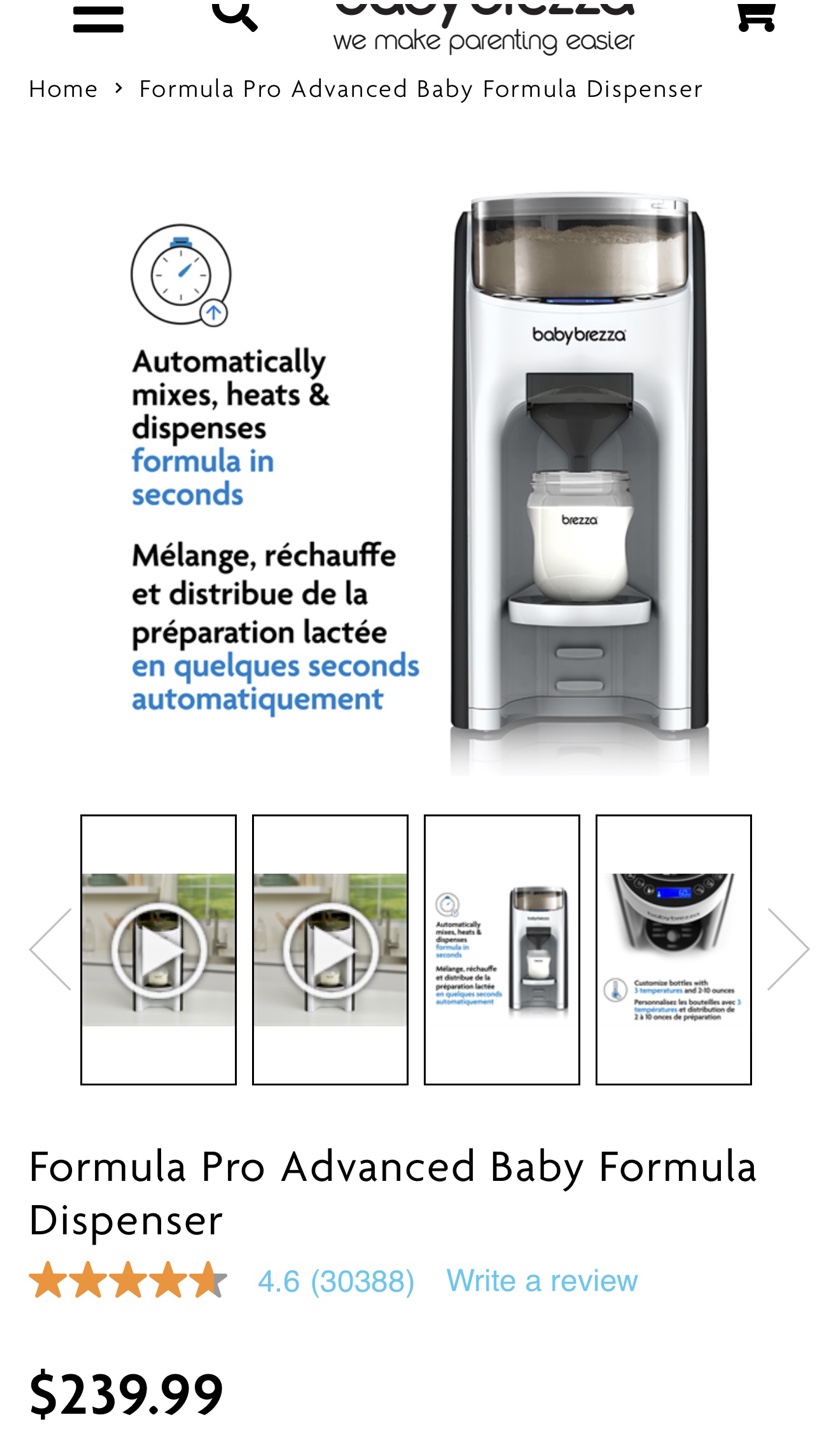Baby Brezza Formula Pro Advanced Baby Formula Dispenser - photo 4