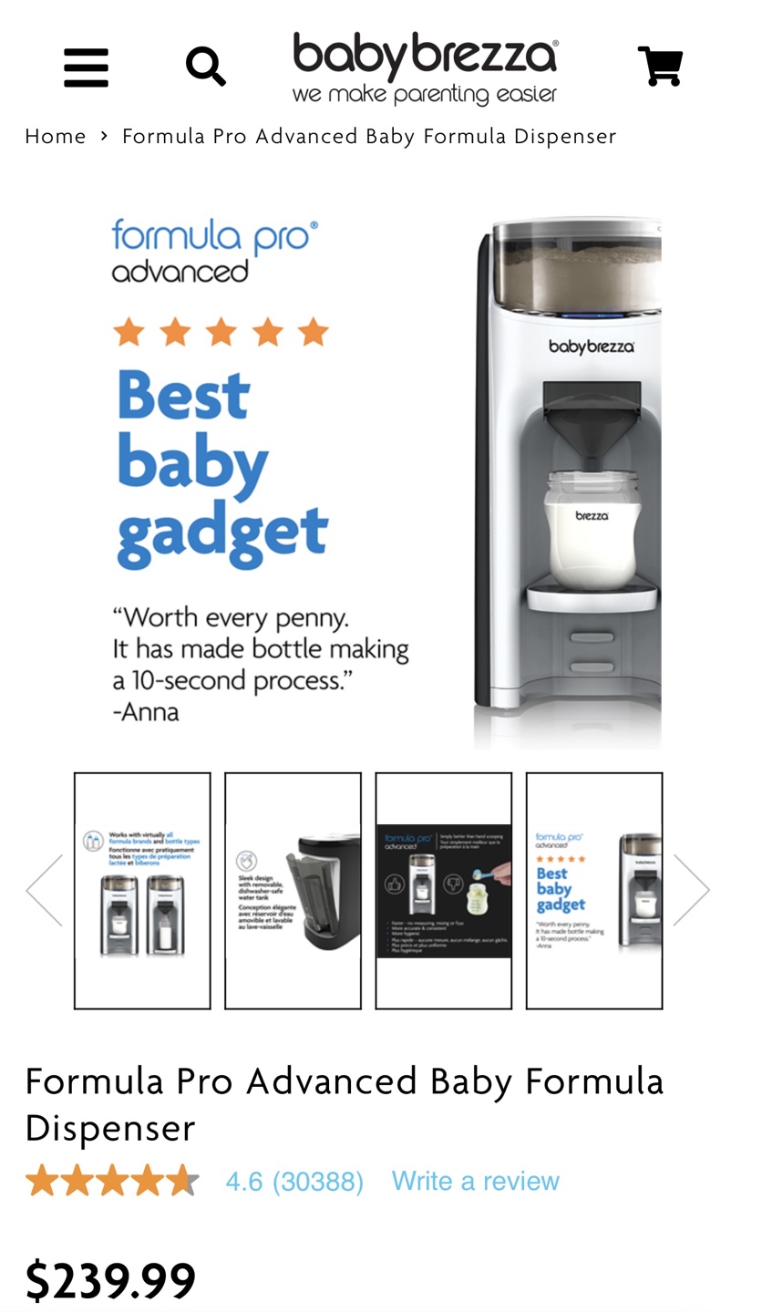 Baby Brezza Formula Pro Advanced Baby Formula Dispenser - photo 3