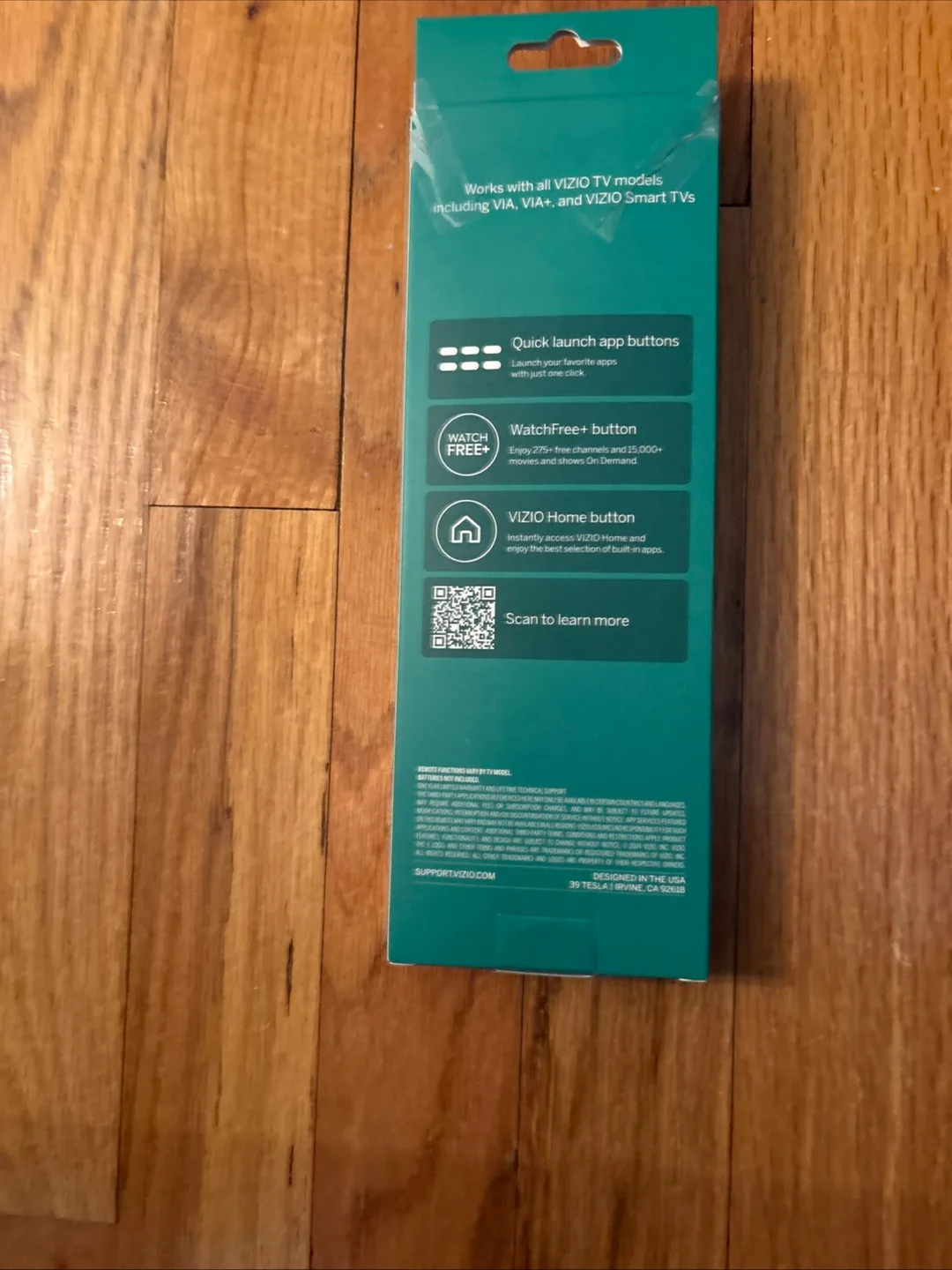 VIZIO TV Remote XRT140R New in Box image indicator(2)