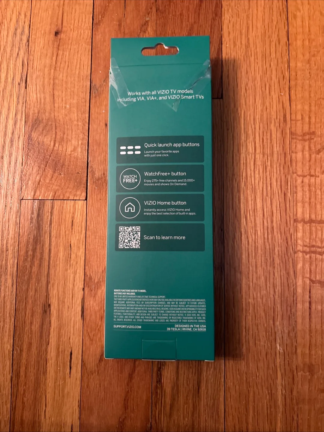 VIZIO TV Remote XRT140R New in Box image indicator(3)