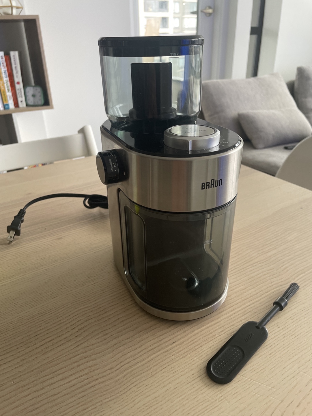 Braun Coffee Grinder - Stainless Steel