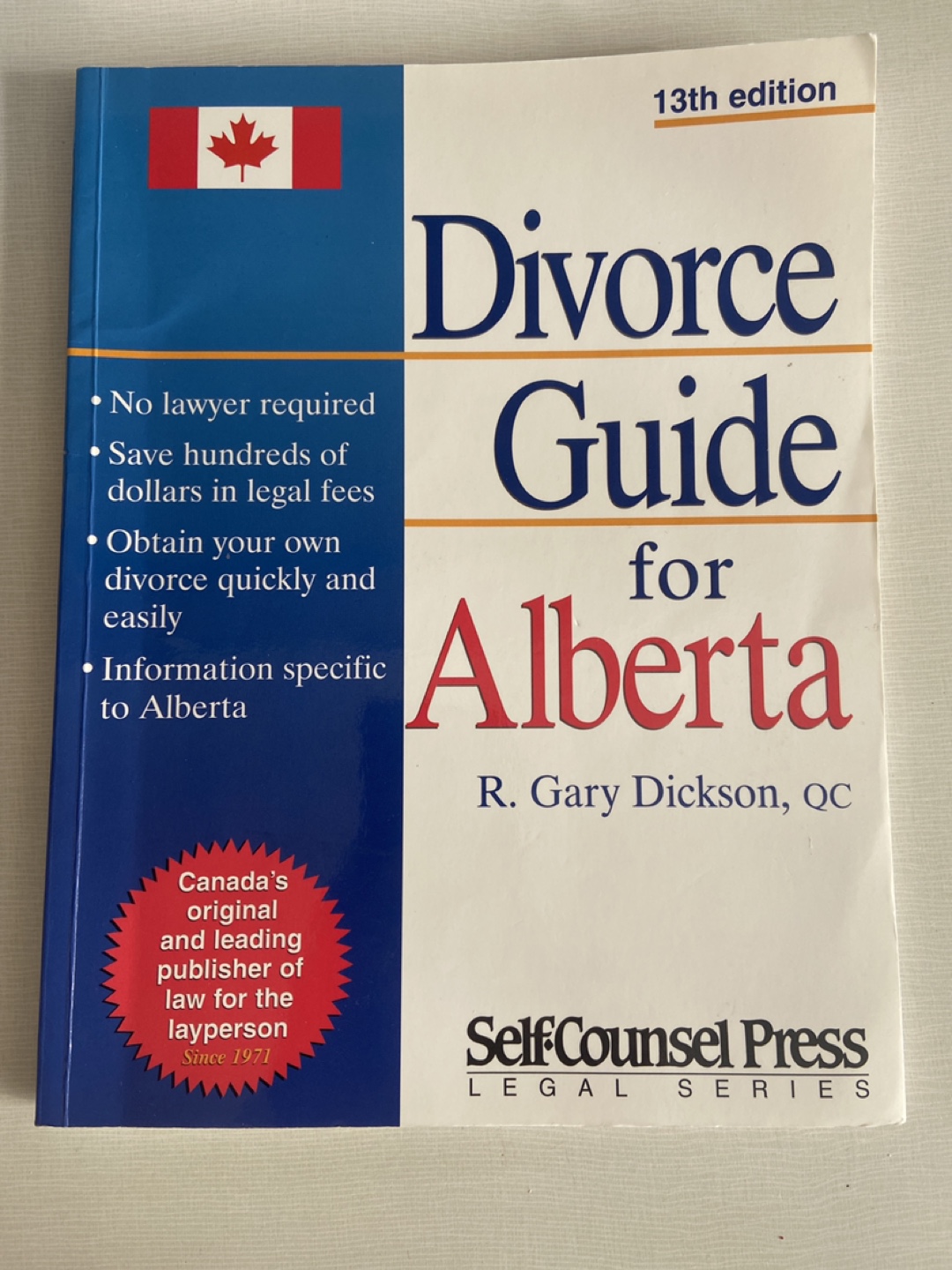 Divorce Guide for Alberta - 13th Edition
