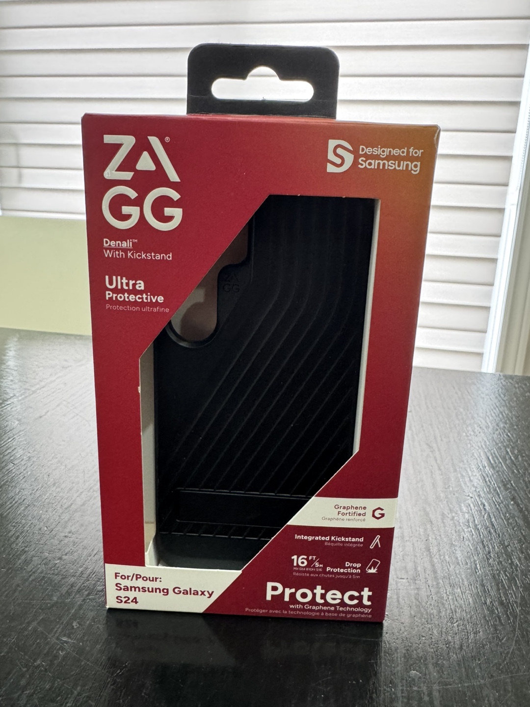 ZAGG Denali Ultra Protective Case with Kickstand for Samsung S24