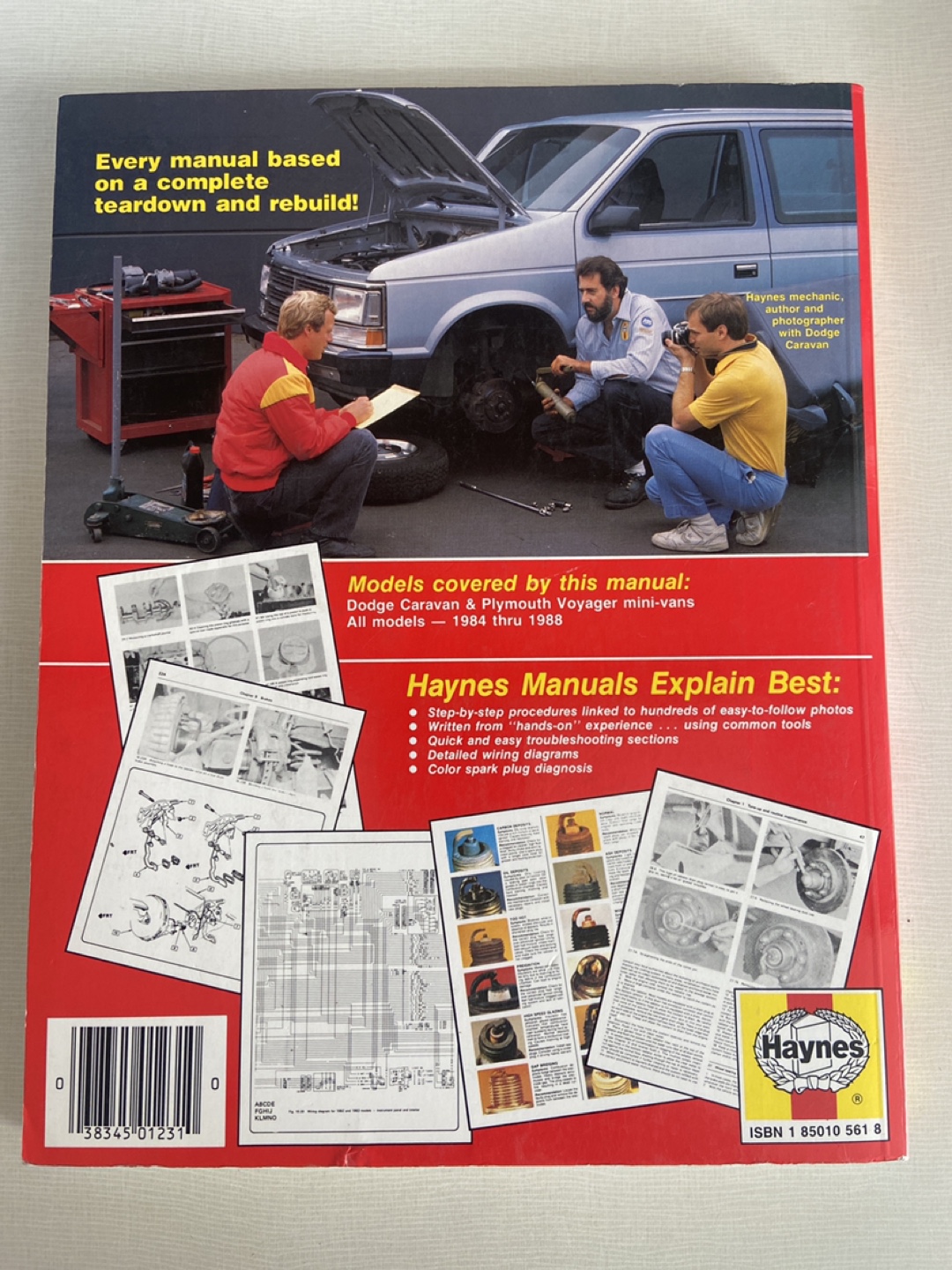 Manual: Dodge Caravan & Plymouth Voyager Mini-Vans (1984-1988) - photo 2
