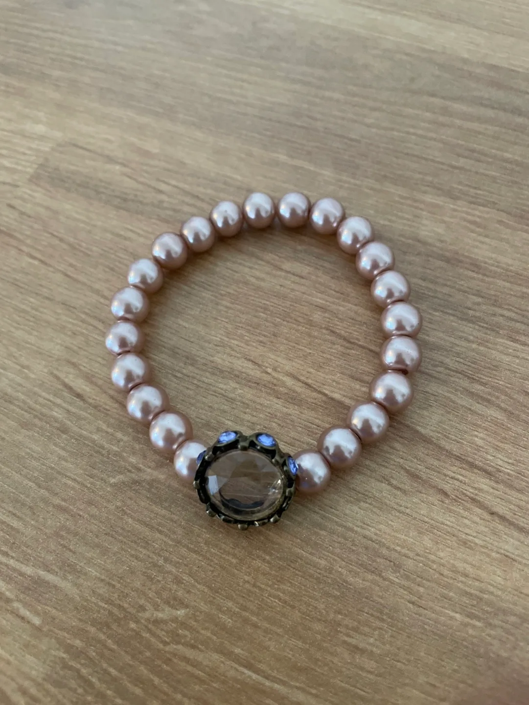 Faux Pearls Stretchy Bracelet image indicator(2)