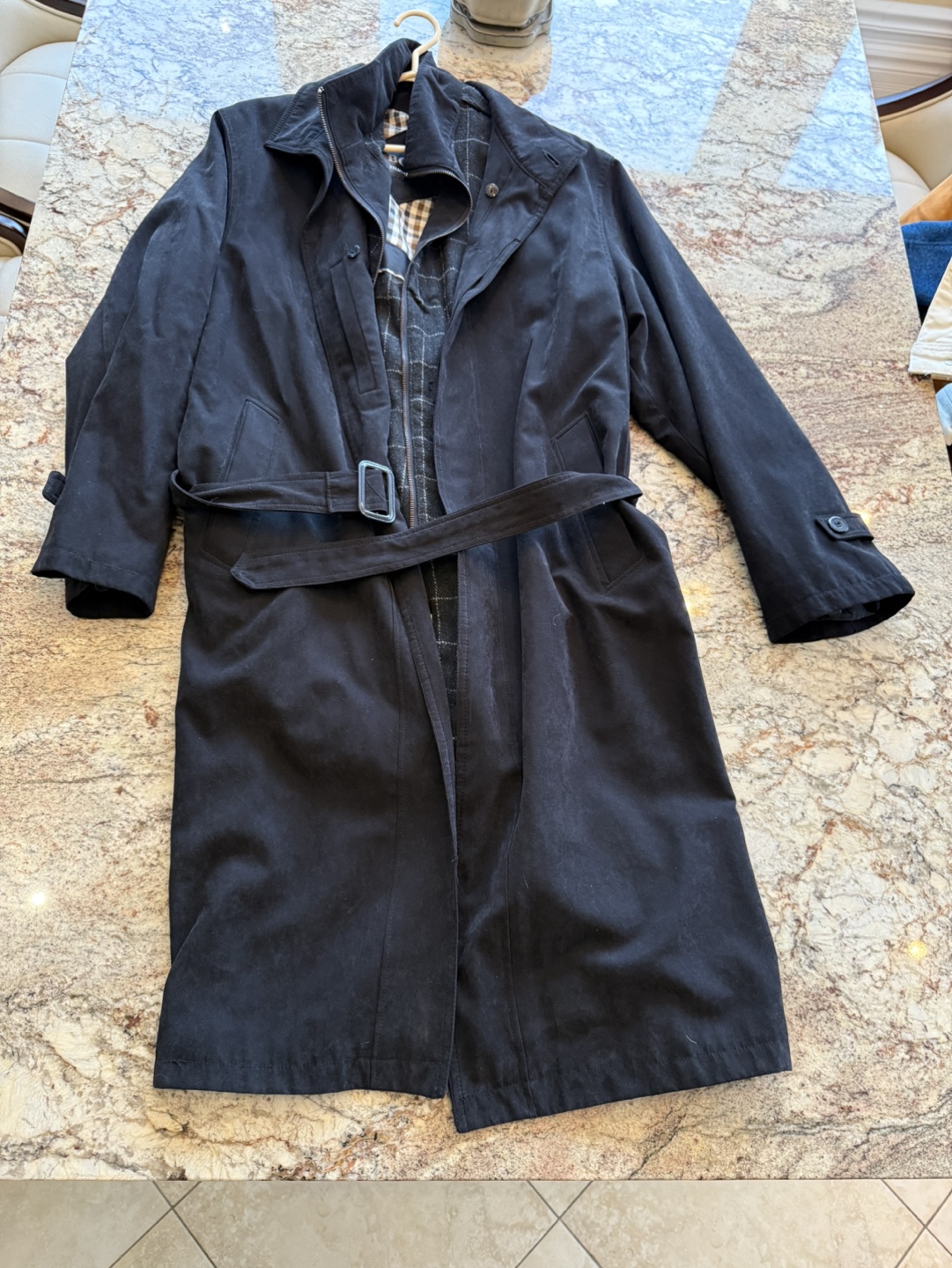 Hugo Boss Men's Black Trench Coat - photo 2