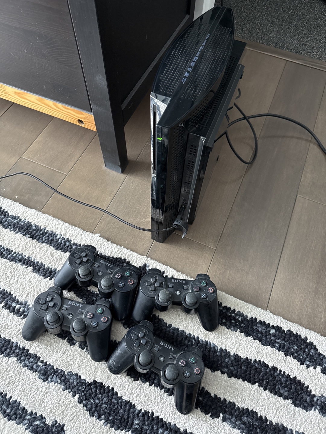 Sony Playstation 3 with 4 controllers