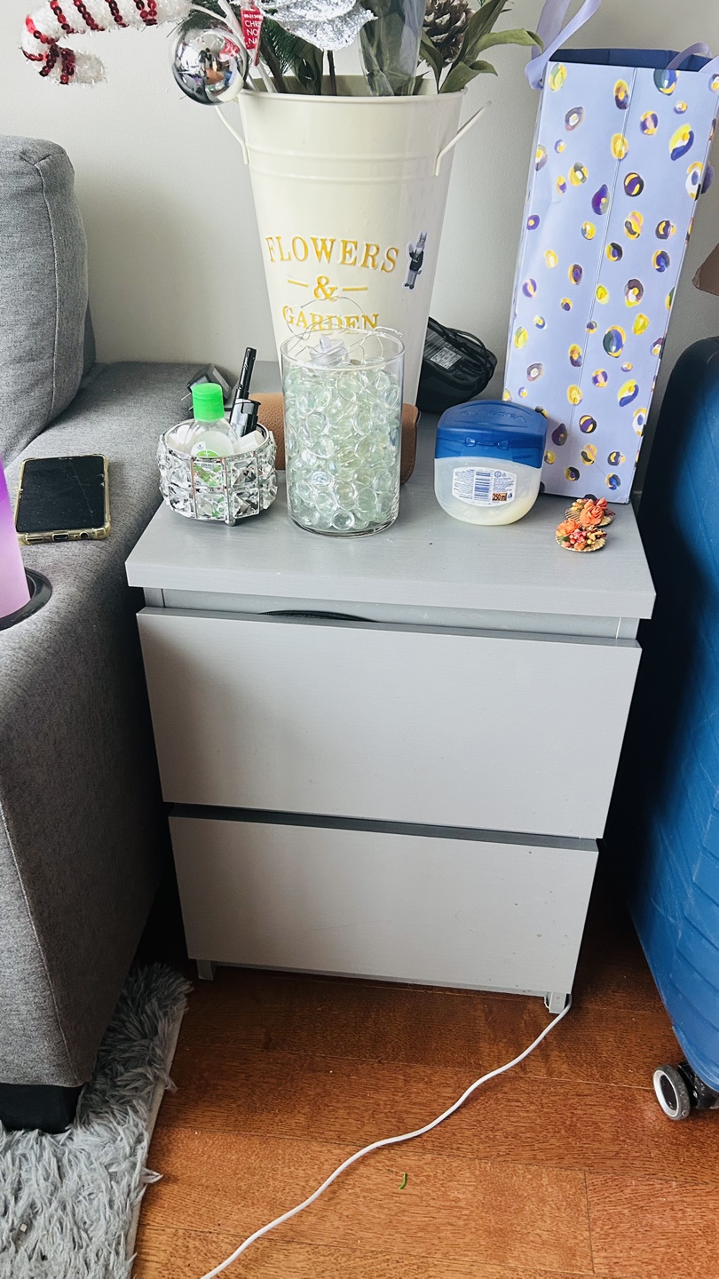 IKEA MALM Two-Drawer Nightstand - photo 2