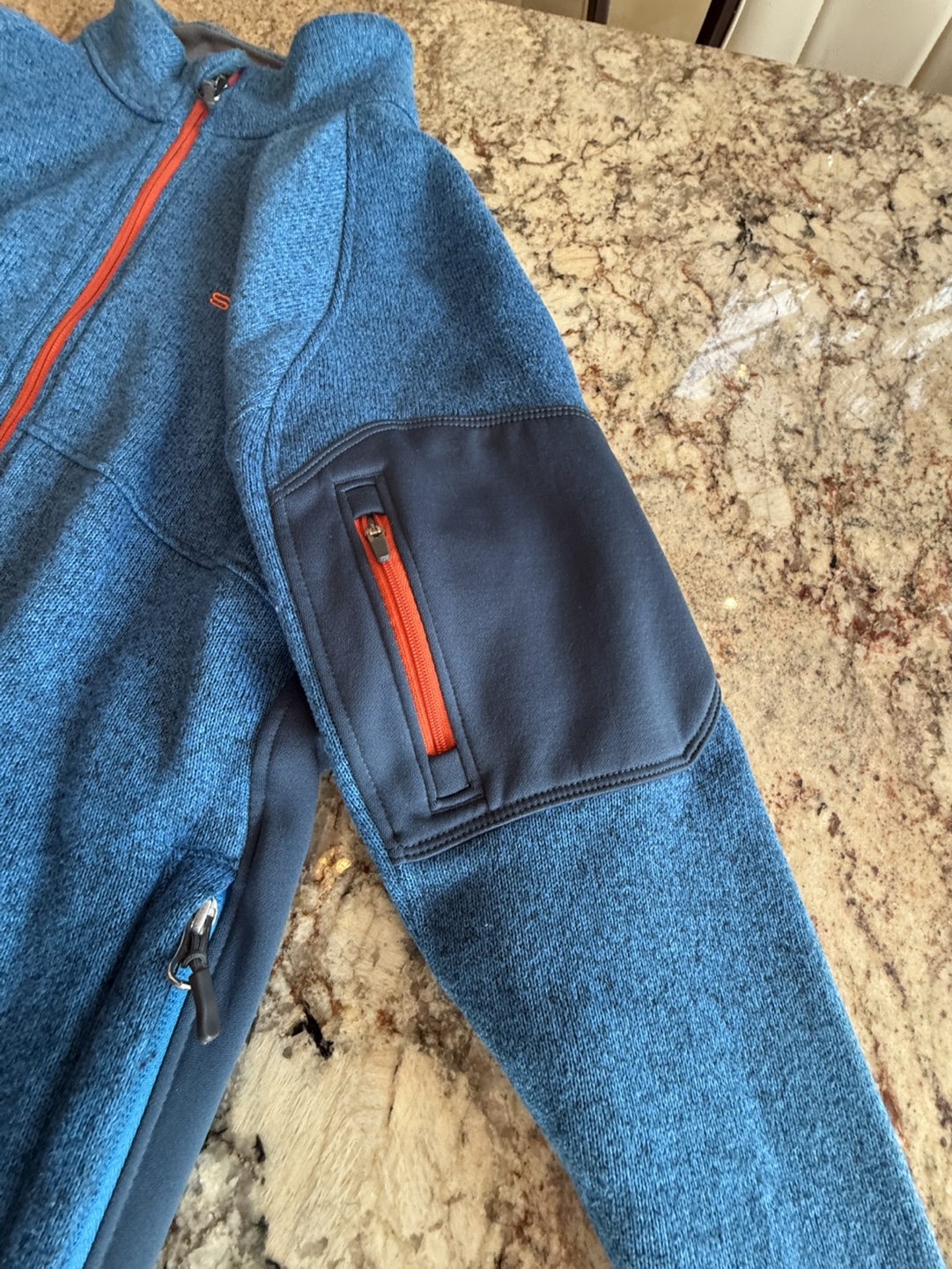 Spyder Men's Blue Fleece Jacket - photo 5