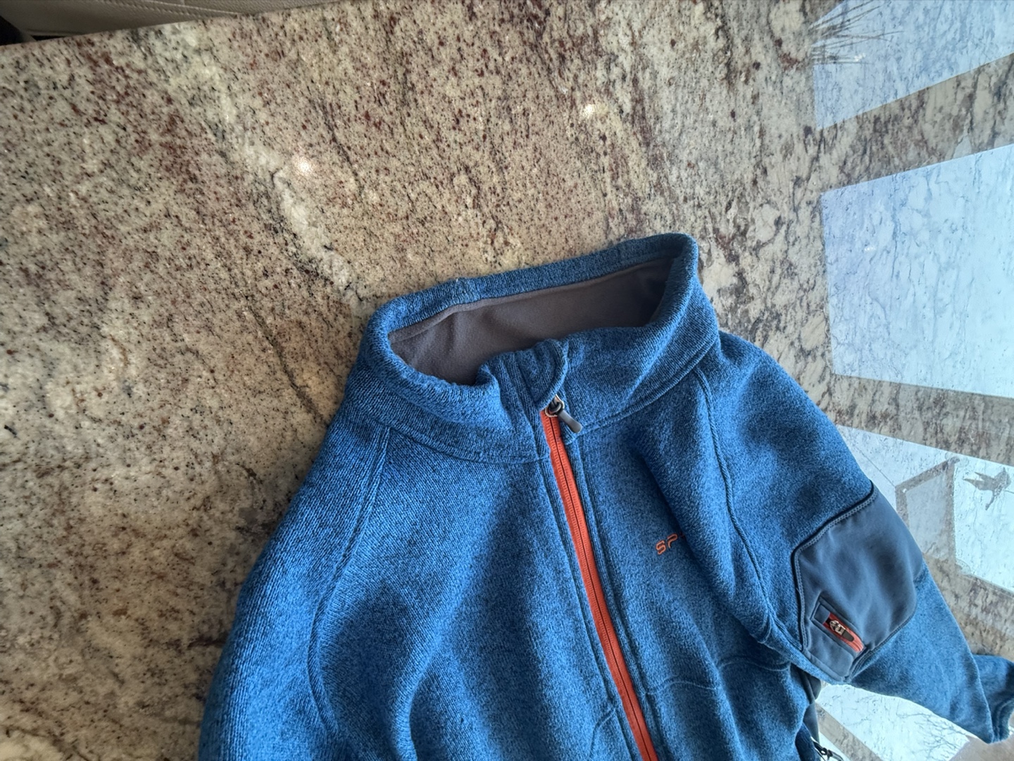 Spyder Men's Blue Fleece Jacket - photo 3