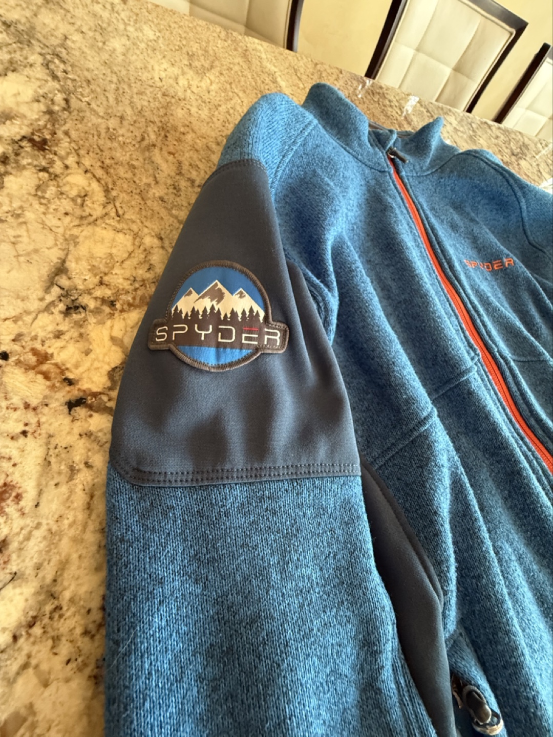 Spyder Men's Blue Fleece Jacket - photo 4