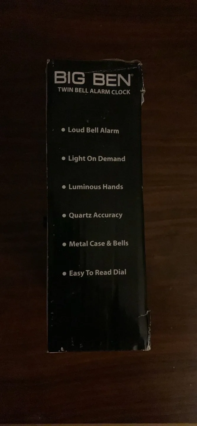 BIG BEN Twin Bell Alarm Clock image indicator(3)