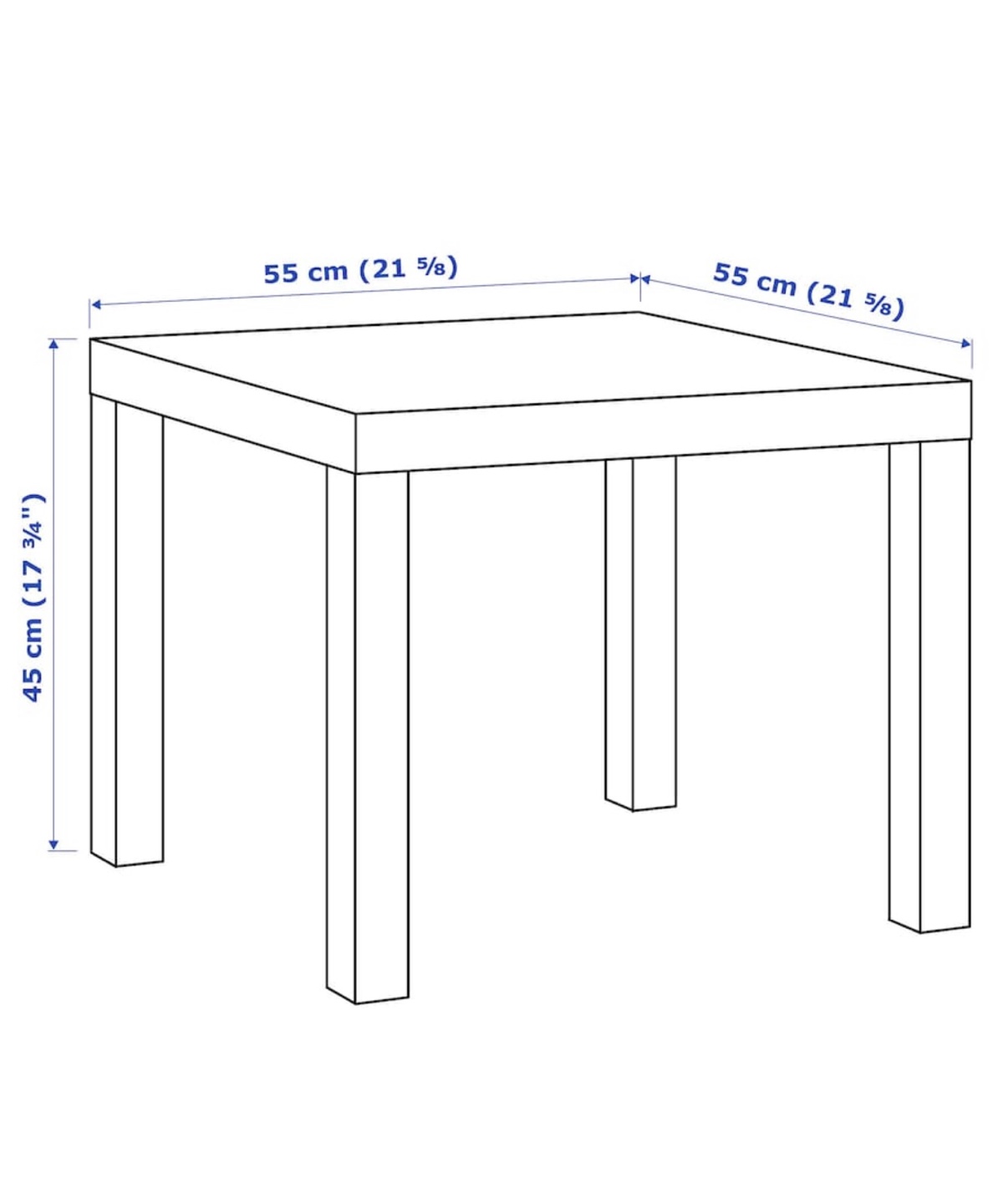 IKEA Lack Side Table - White - photo 4