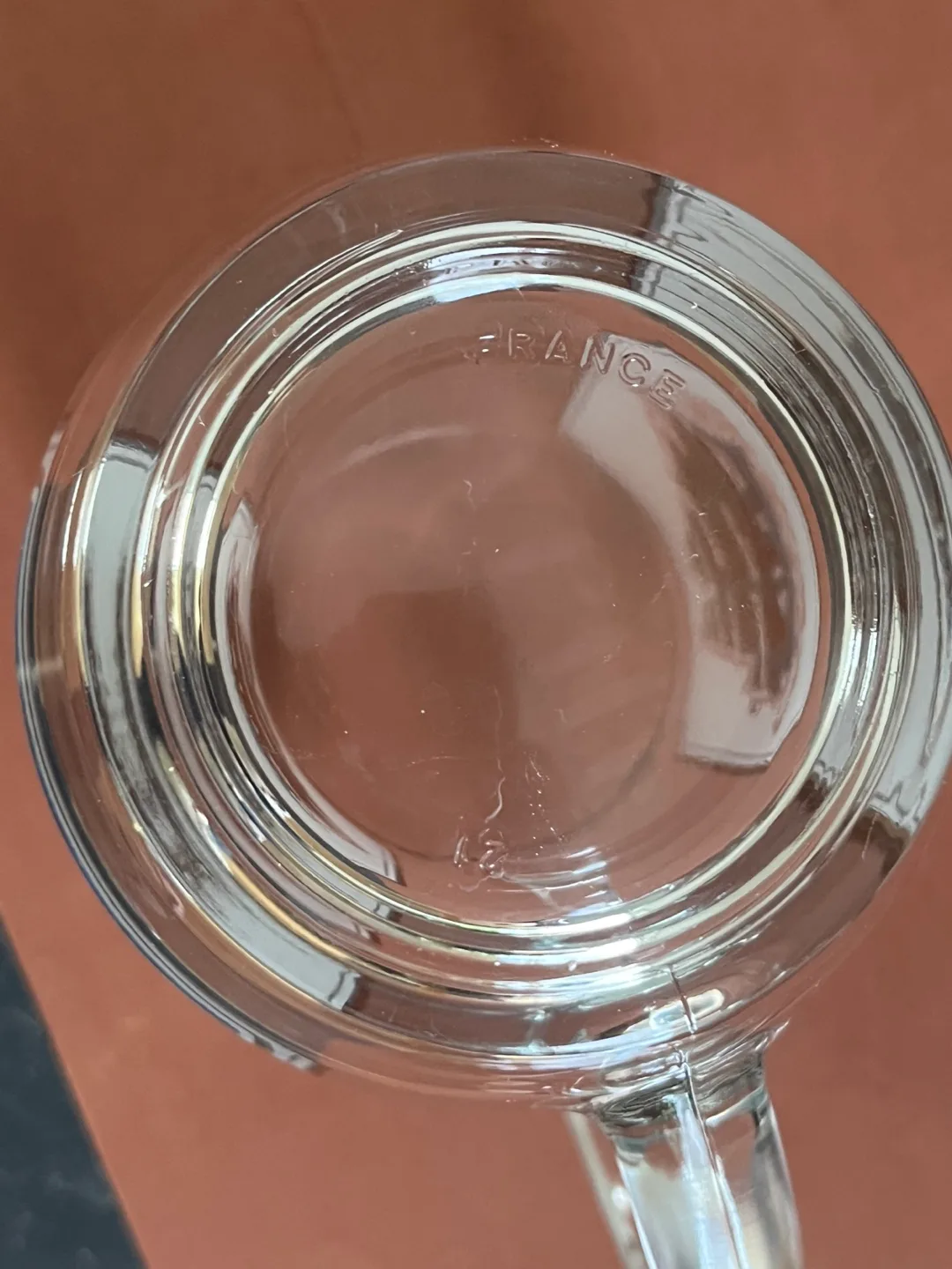 Vintage Gold-Accented Glass Mug with Ship Design image indicator(6)