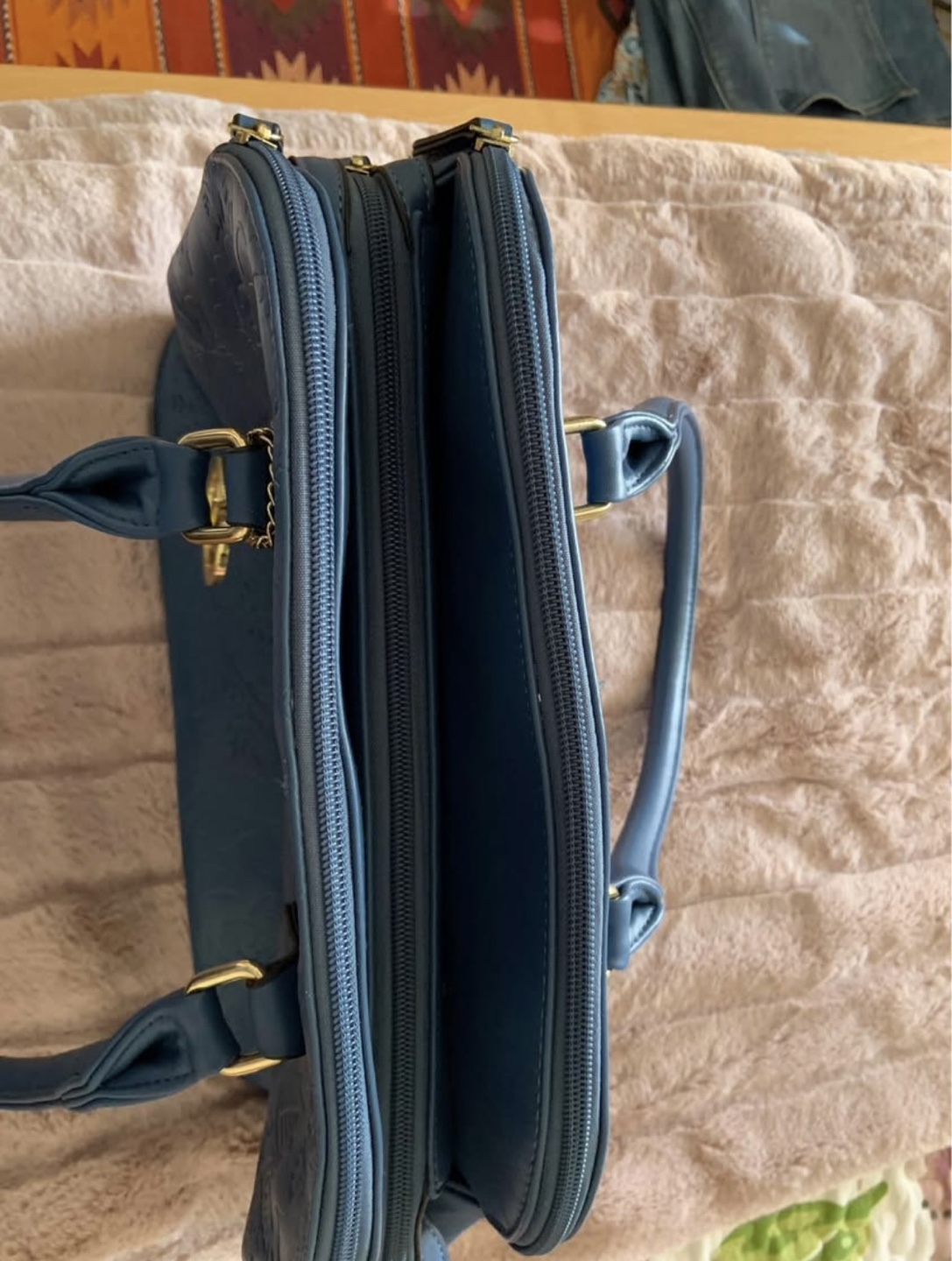 Exquisite Blue Joan Vass Handbag - photo 3