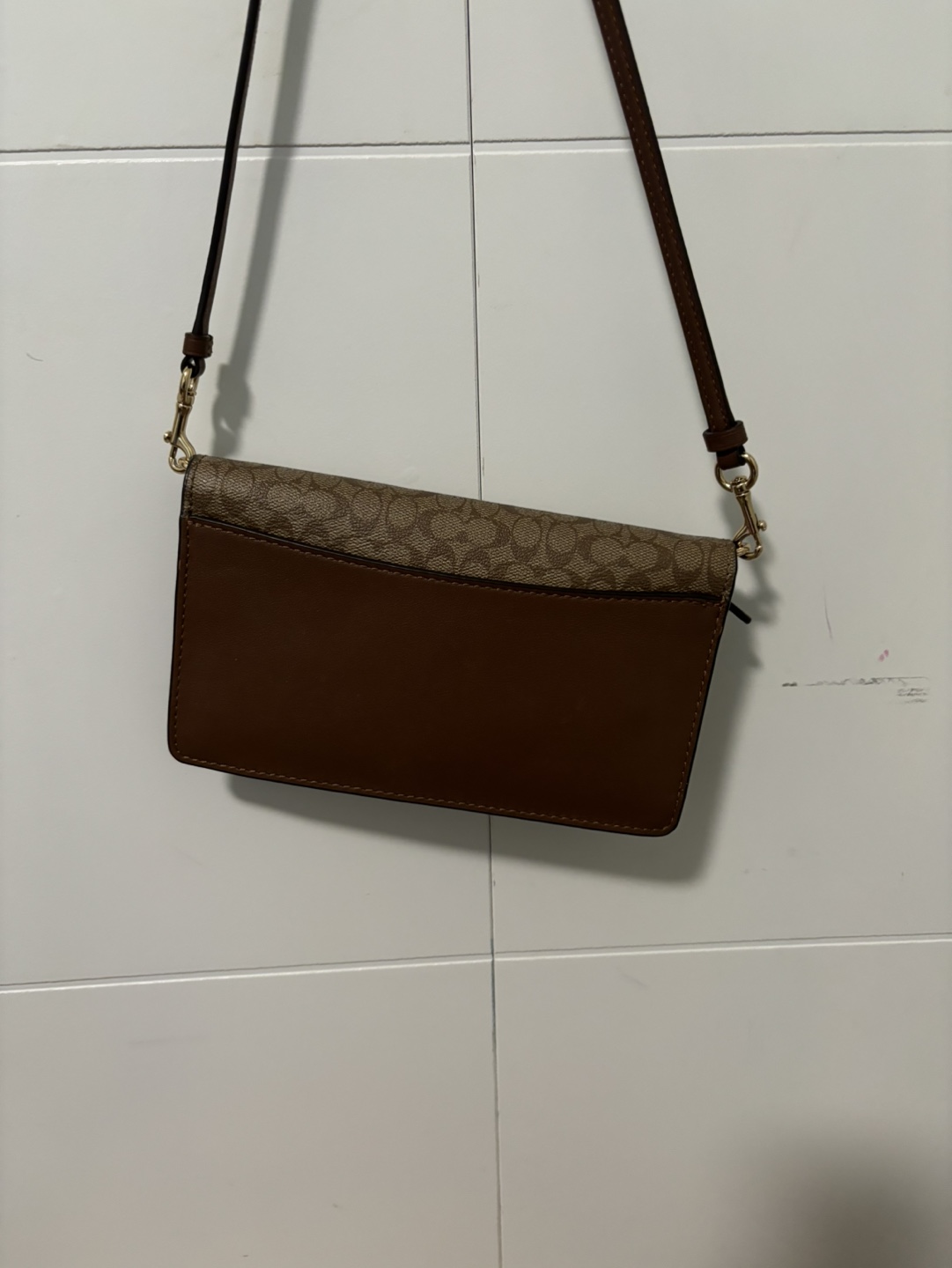Coach Brown Signature Canvas Crossbody Bag - photo 3