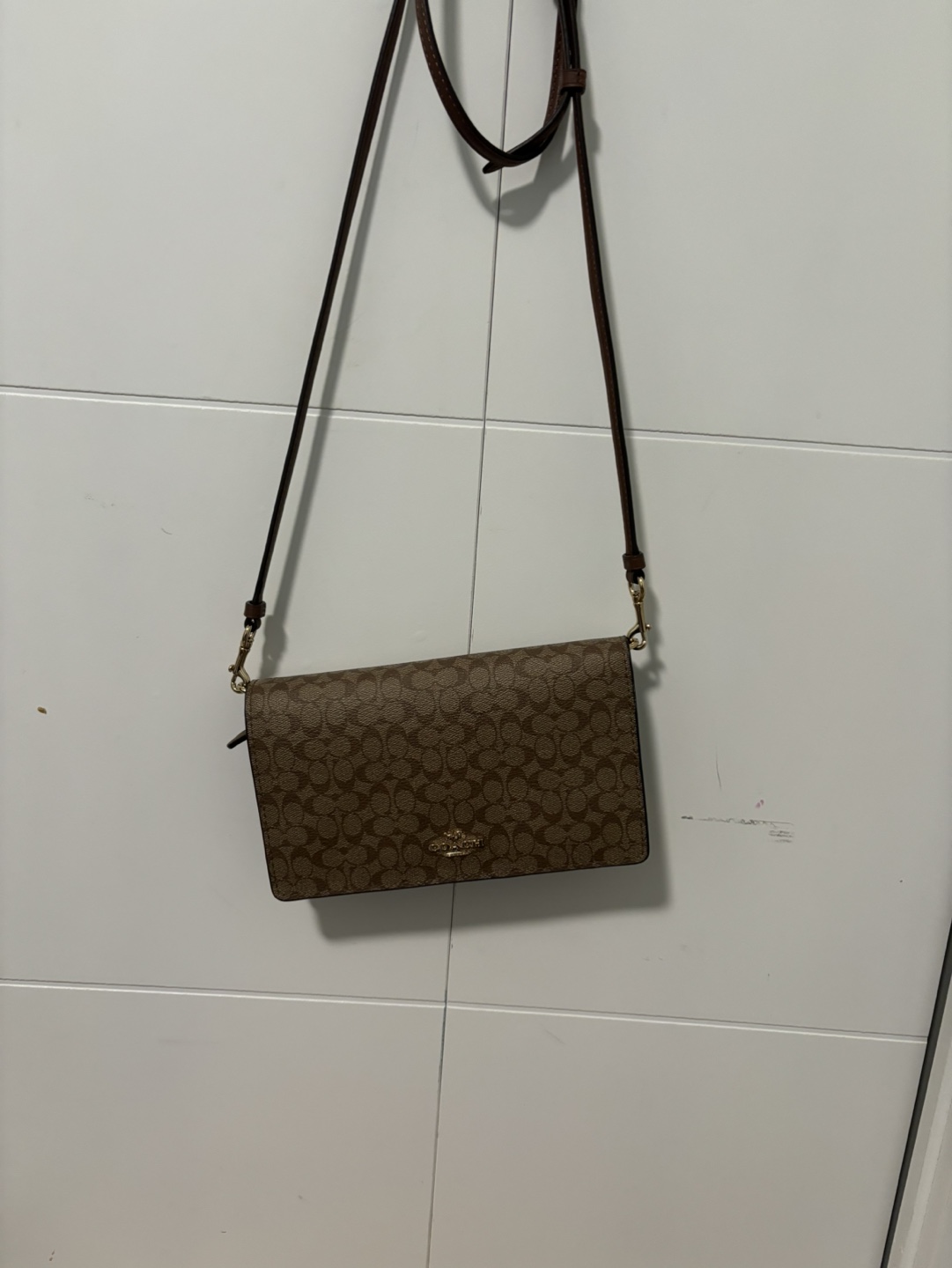 Coach Brown Signature Canvas Crossbody Bag - photo 2