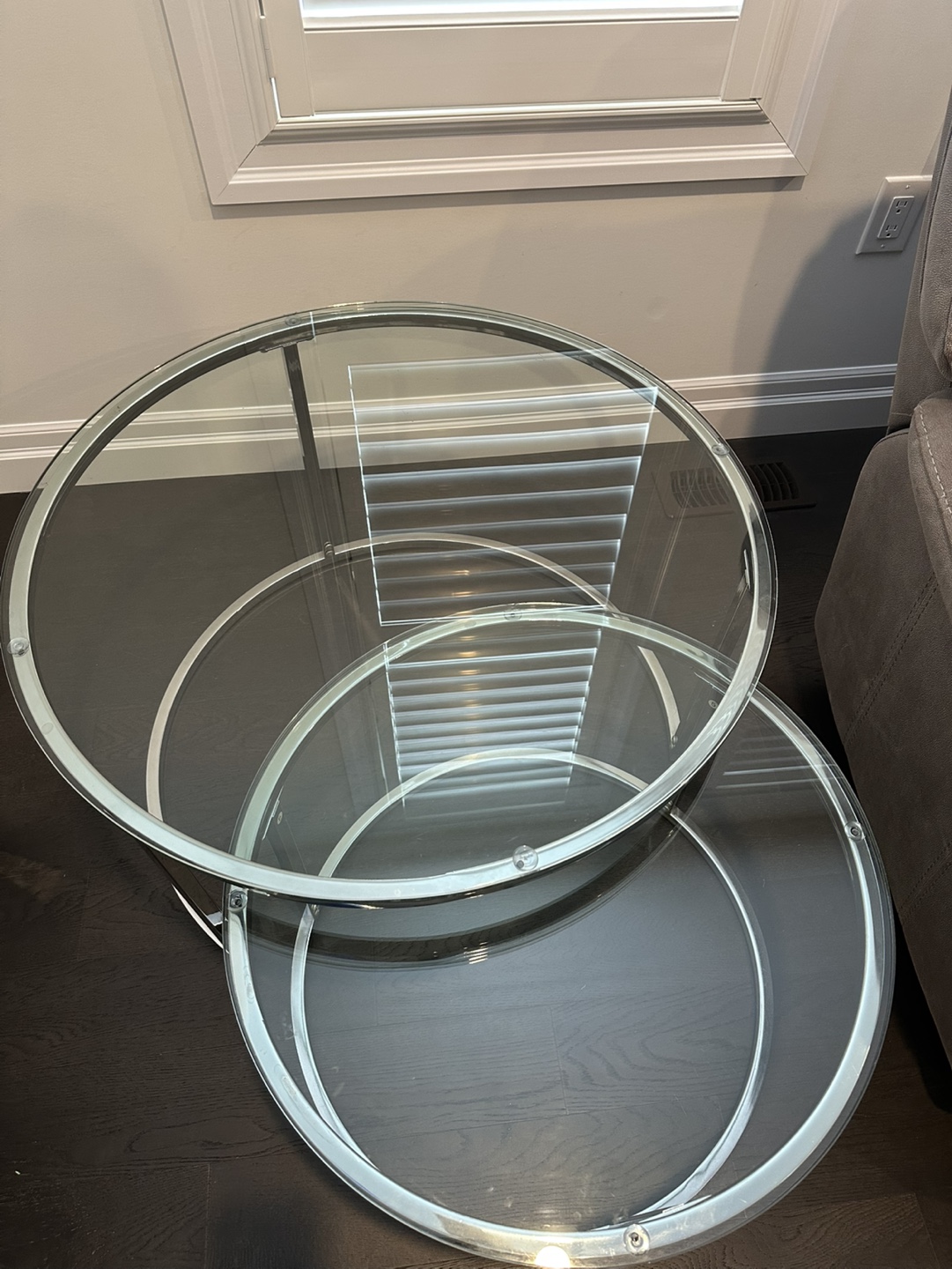 Glass Top Nesting Coffee Tables - photo 3