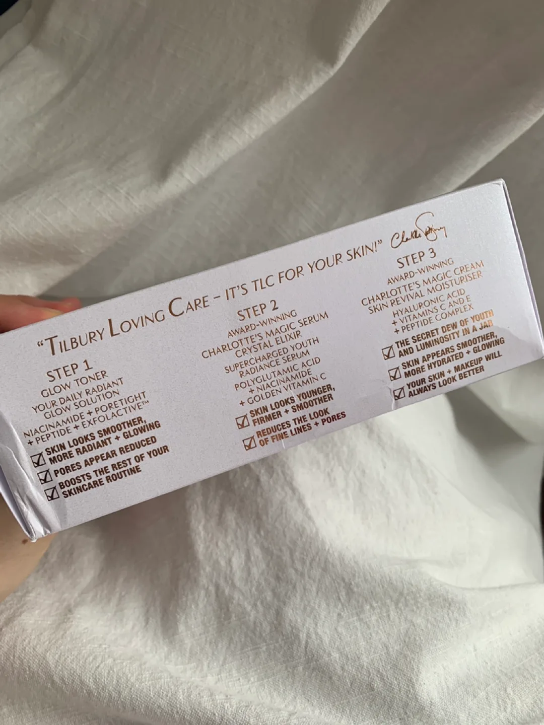 BNIB Charlotte Tilbury Skin Revival On The Go Skincare Kit image indicator(5)