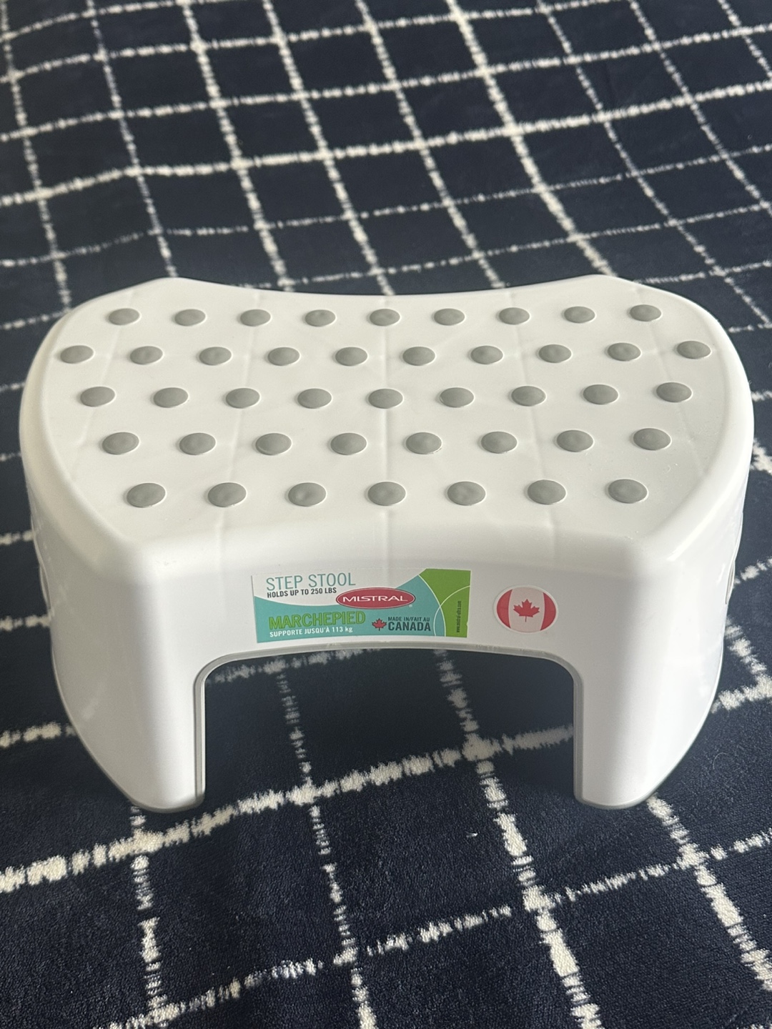 Kids' White Step Stool by Mainstays