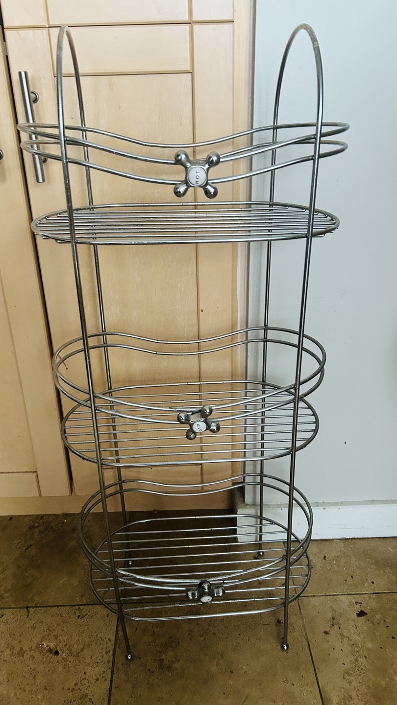 Three-Tier Bathroom Shelf Organizer