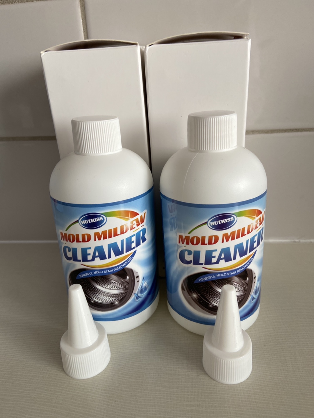 Two Bottles of HUTKISS Mold Mildew Cleaner