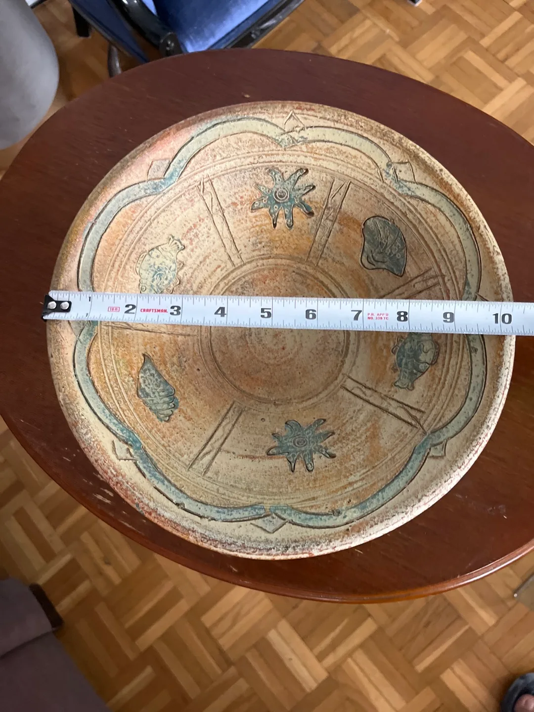 10 inch Decorative Pottery Bowl image indicator(4)