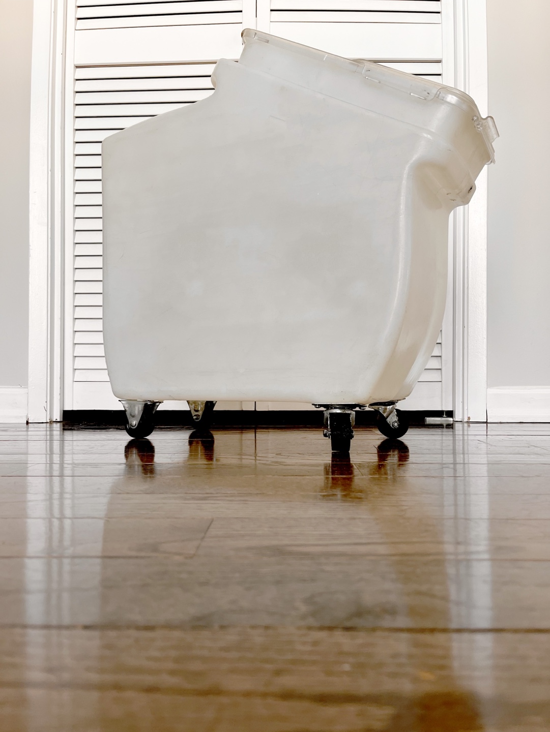 Large Wheeled Plastic Storage Bin - photo 2