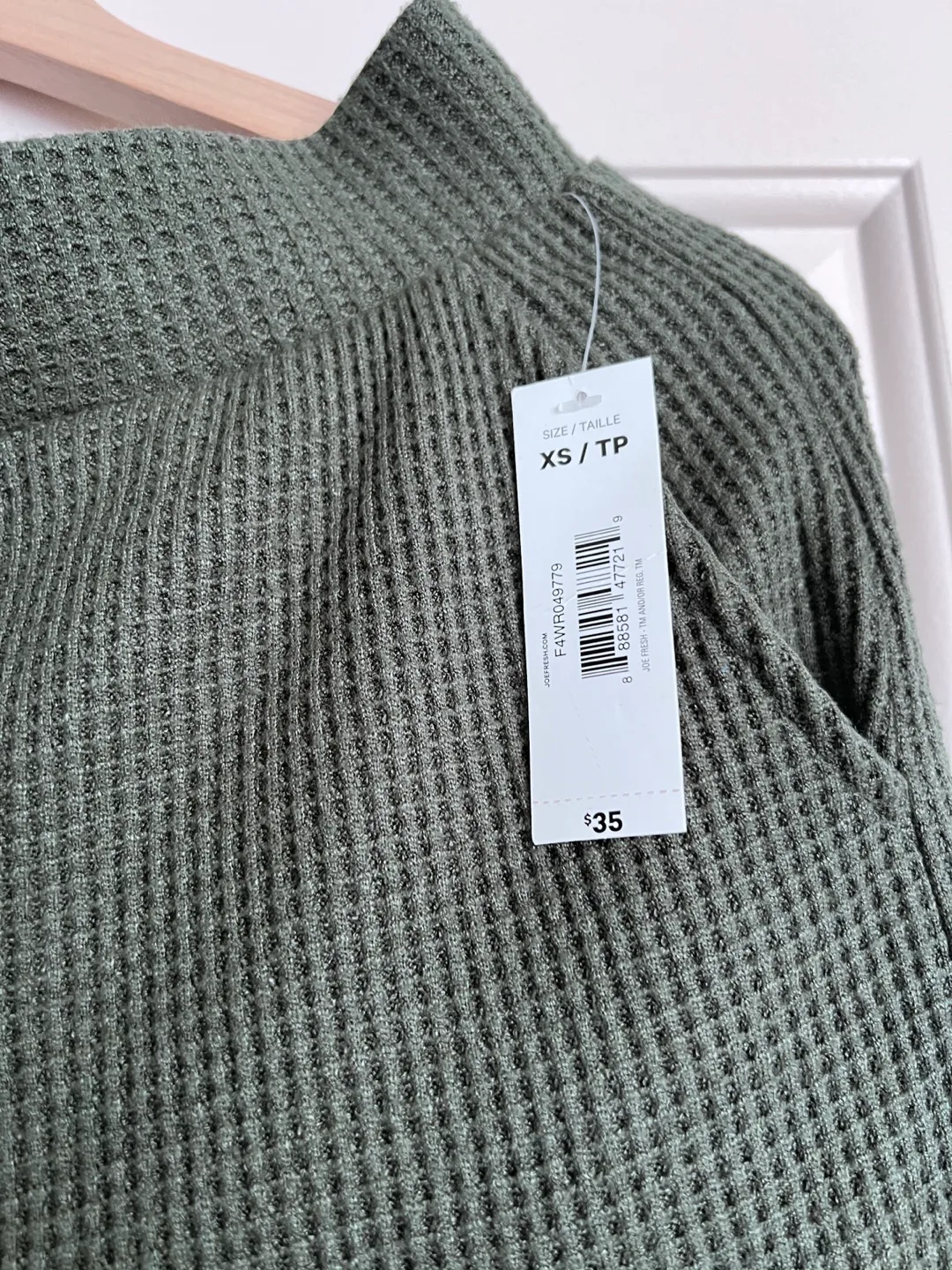 New With Tag Joe Fresh Waffle Knit wide leg pants image indicator(3)