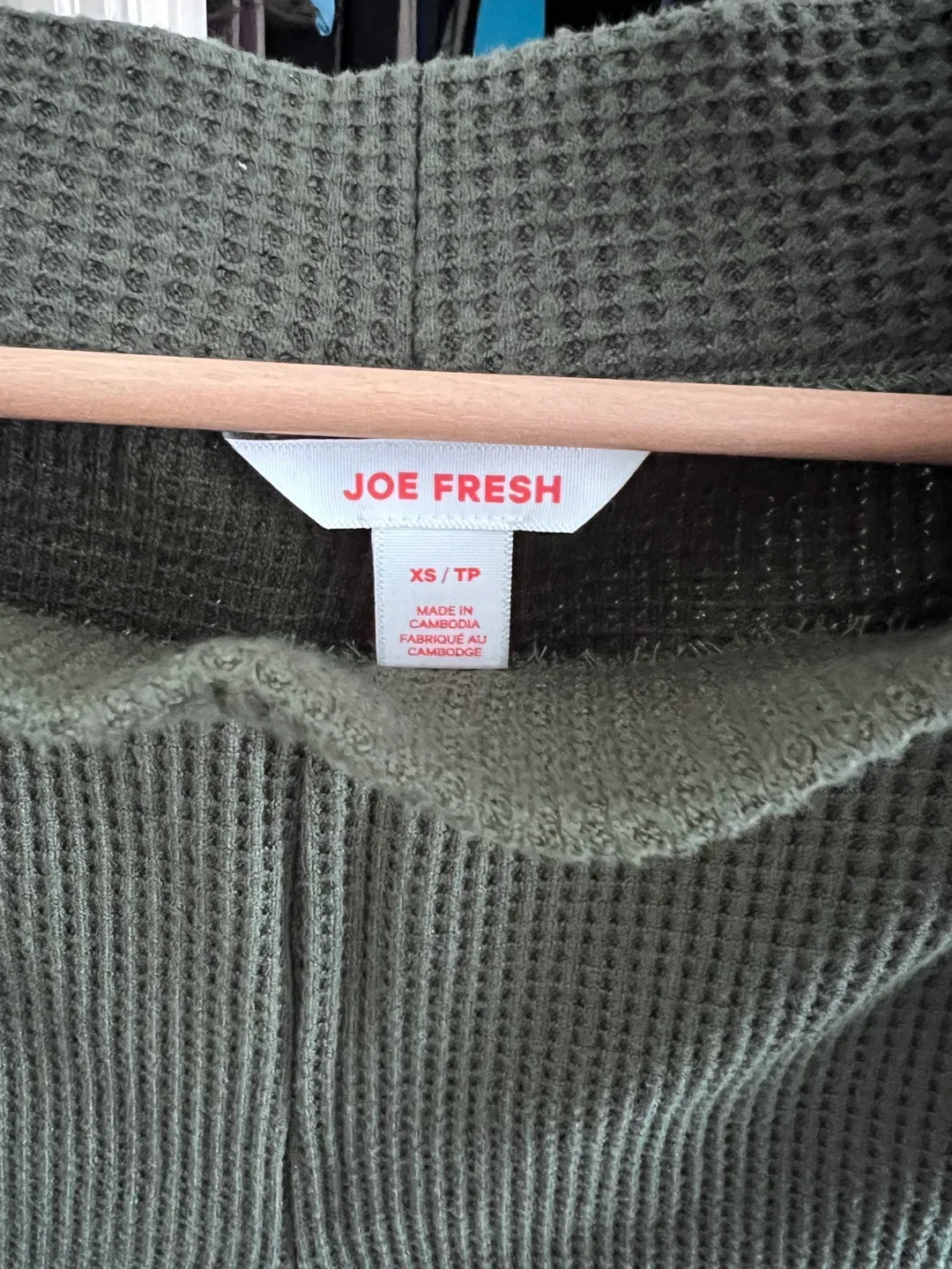 New With Tag Joe Fresh Waffle Knit wide leg pants image indicator(2)