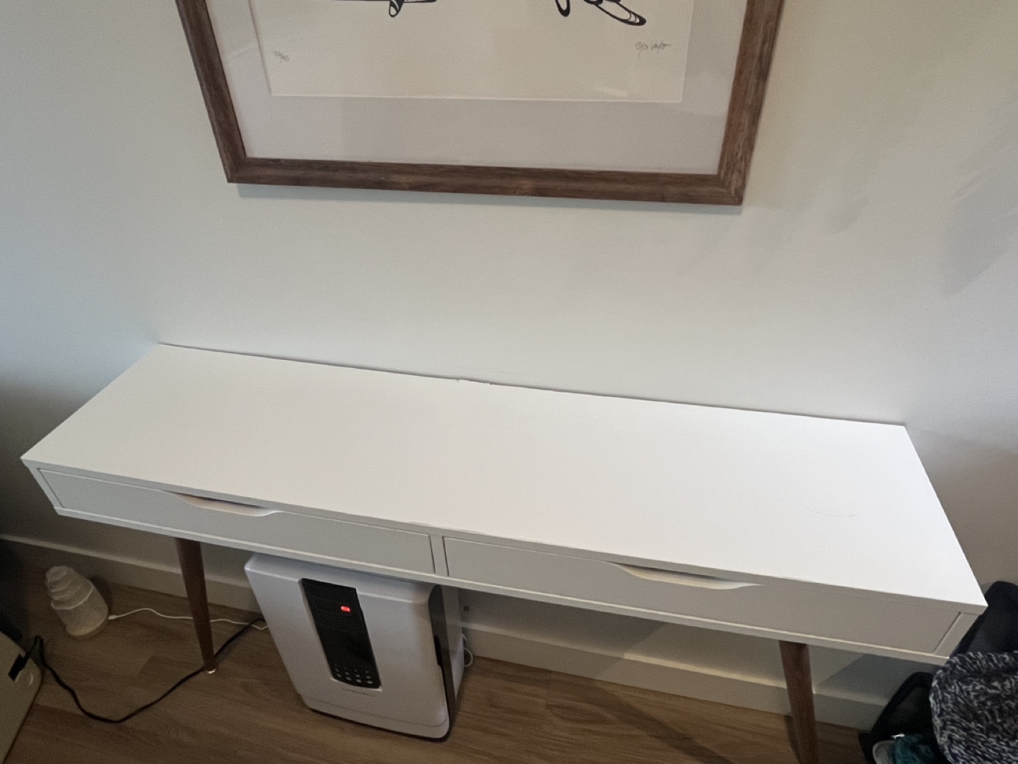 Floating drawers with vintage table legs - photo 3