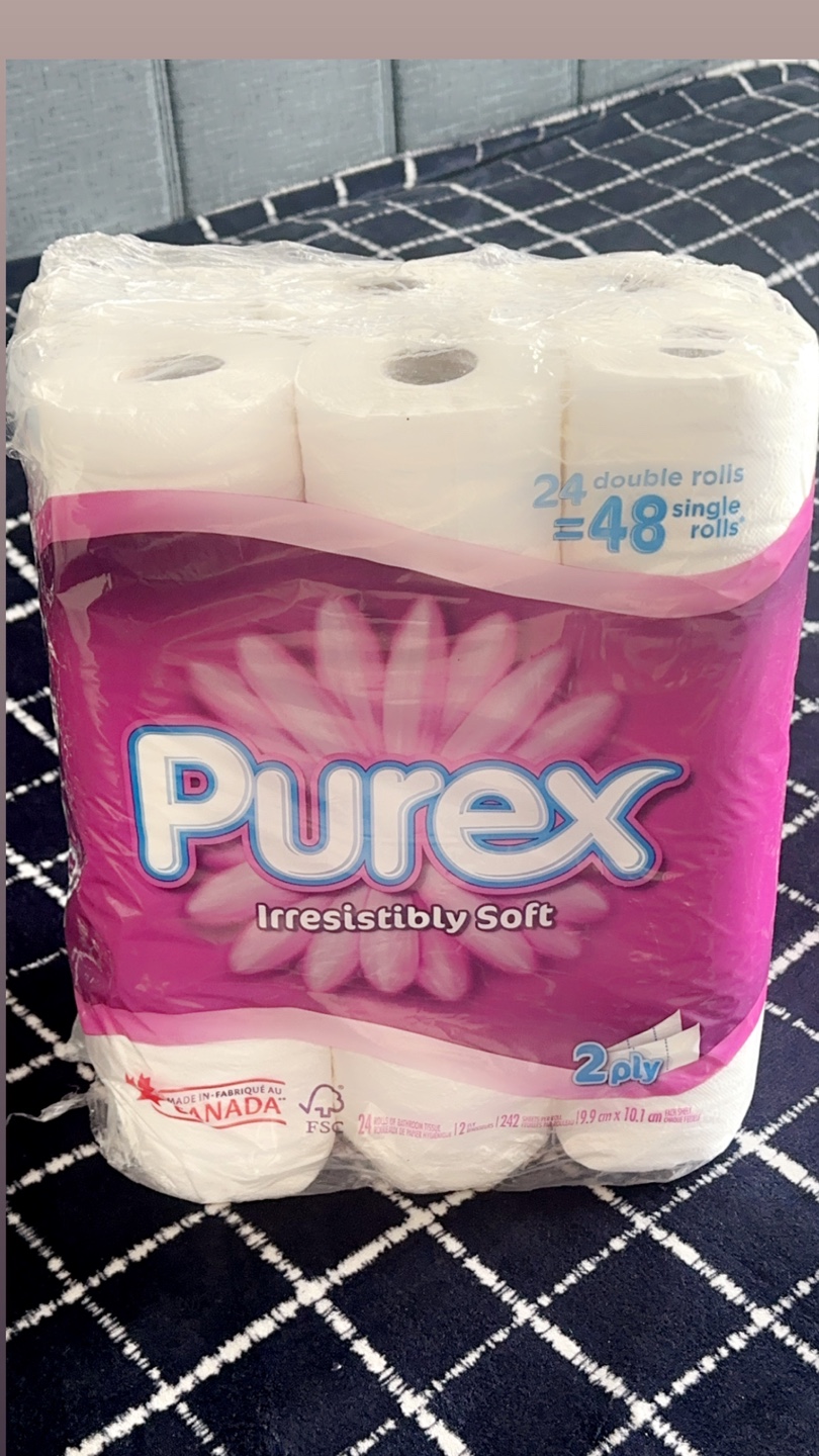 Purex Irresistibly Soft 2-Ply Toilet Paper - 24 Double Rolls